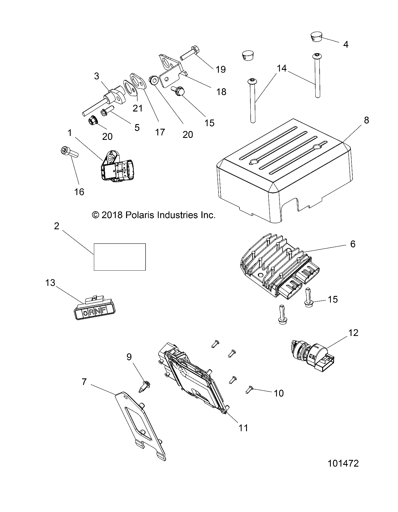 ELECTRICAL, SENSORS, MODULES, and SWITCHES - A18HAA15B7/B2 (101472)