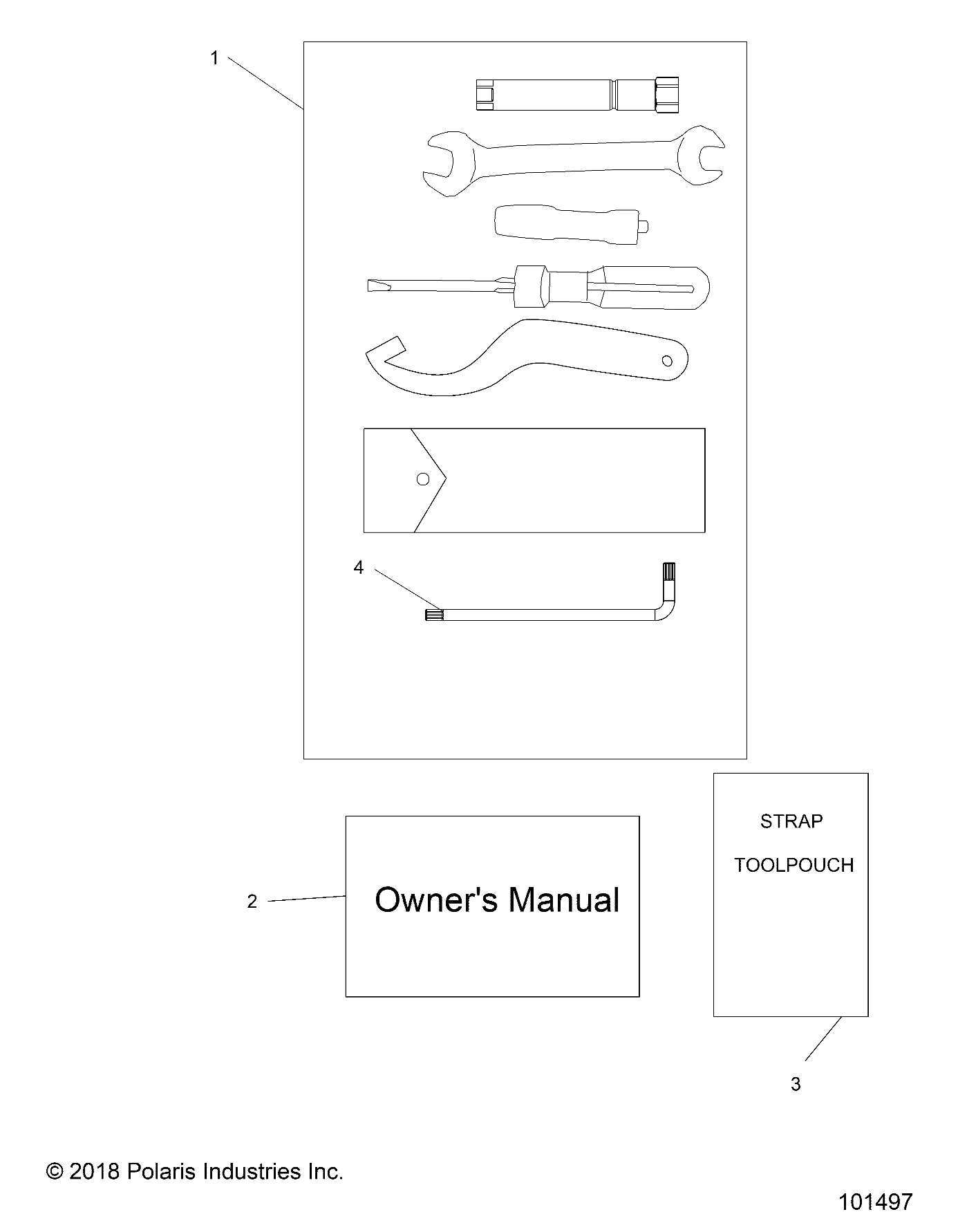 REFERENCES, TOOL KIT and OWNERS MANUAL - A19HZA15A1/A7/B1/B7 (101497)