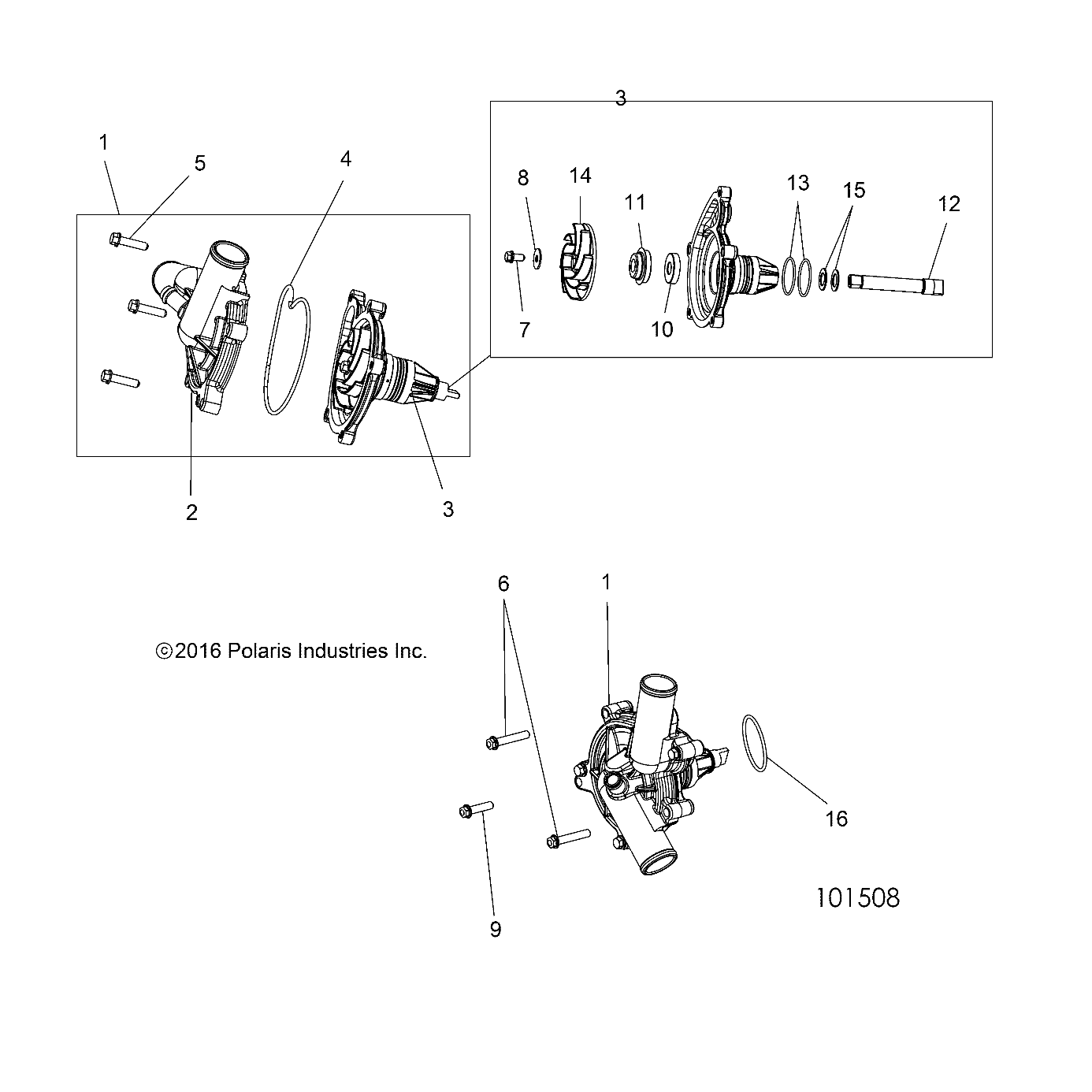 ENGINE, COOLING, WATERPUMP - A19DCE87AK (101508)