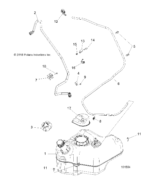 BODY, FUEL TANK - A19DBA50A5 (101554)