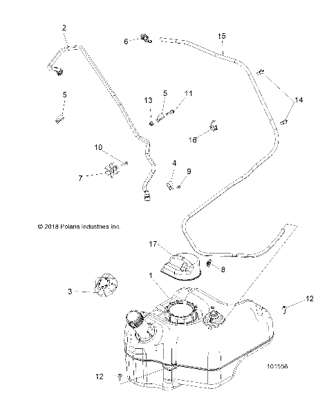 BODY, FUEL TANK - A19DAE57A4 (101556)