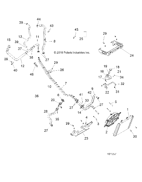 ENGINE, COOLING SYSTEM - A19DAE57A4 (101557)