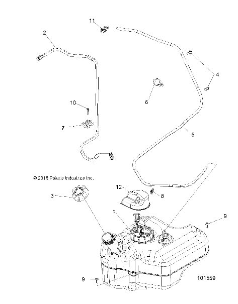 BODY, FUEL TANK - A19DCE87AK (101559)