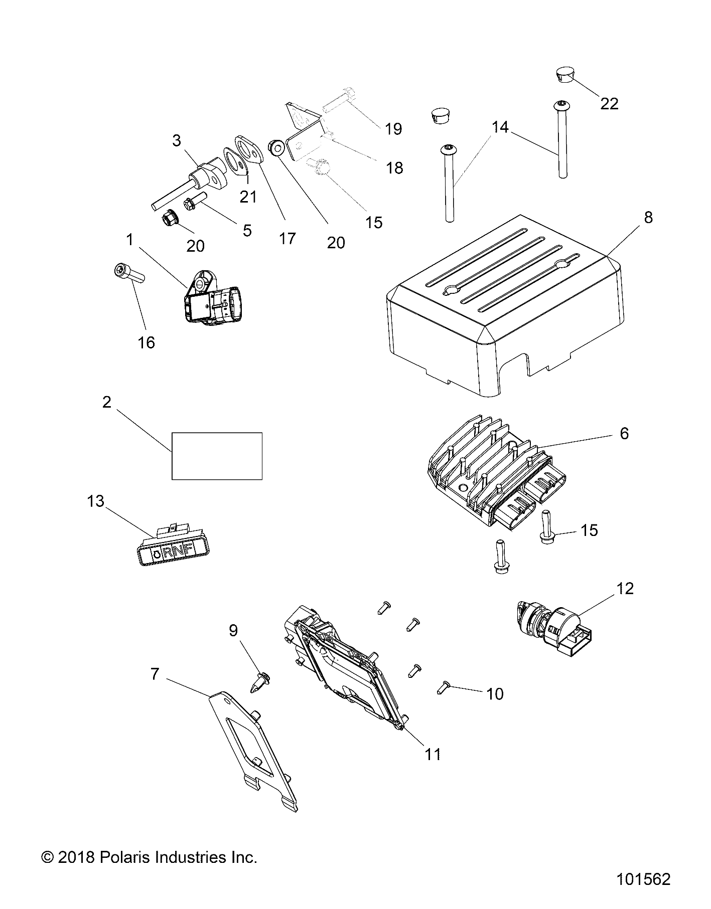 ELECTRICAL, SENSORS, MODULES, and SWITCHES - A19HAA15N7 (101562)