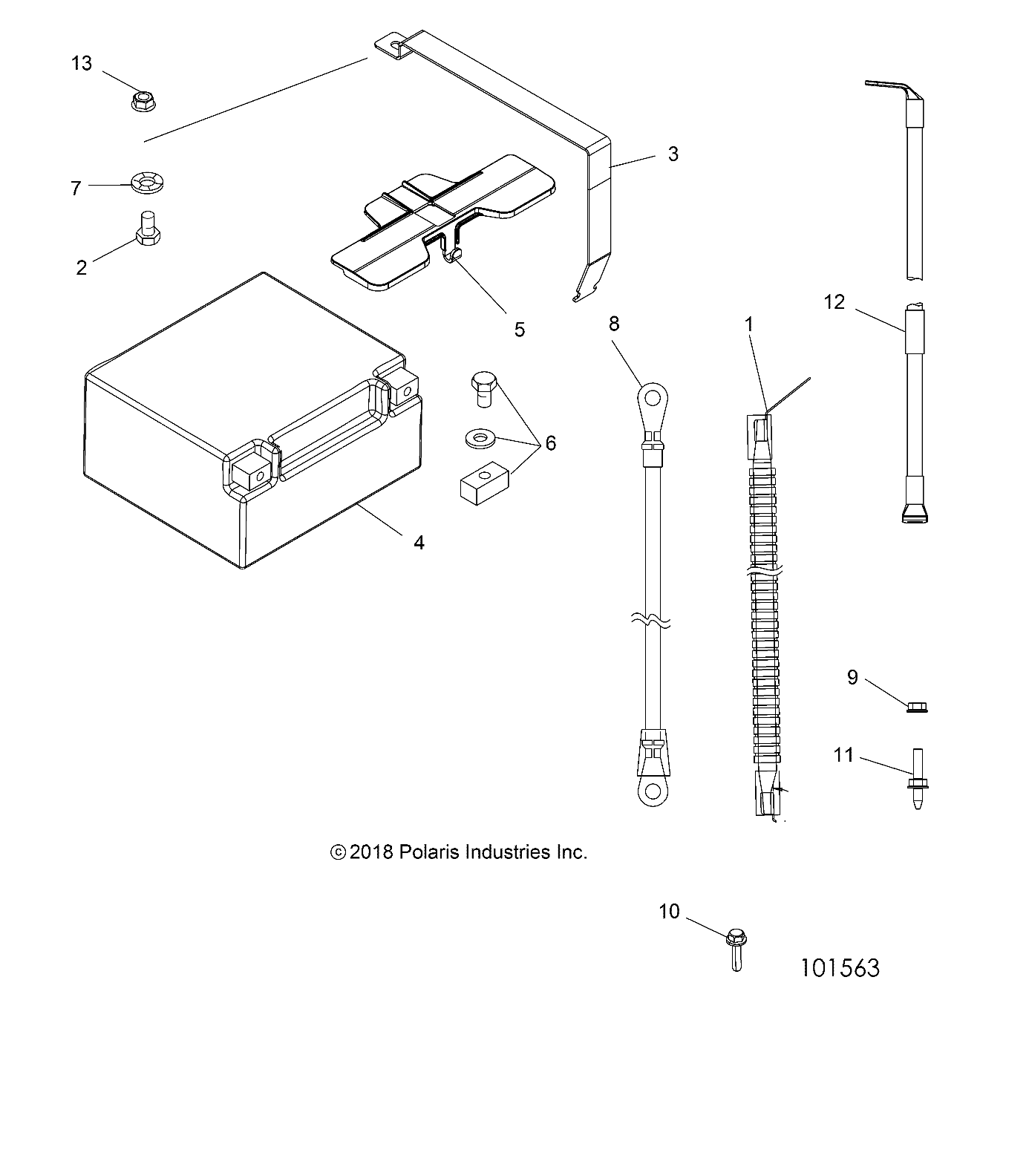 ELECTRICAL, BATTERY - A19SYE95BV