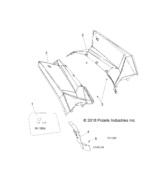 BODY, REAR CAB - A13GH8EFK (101582)