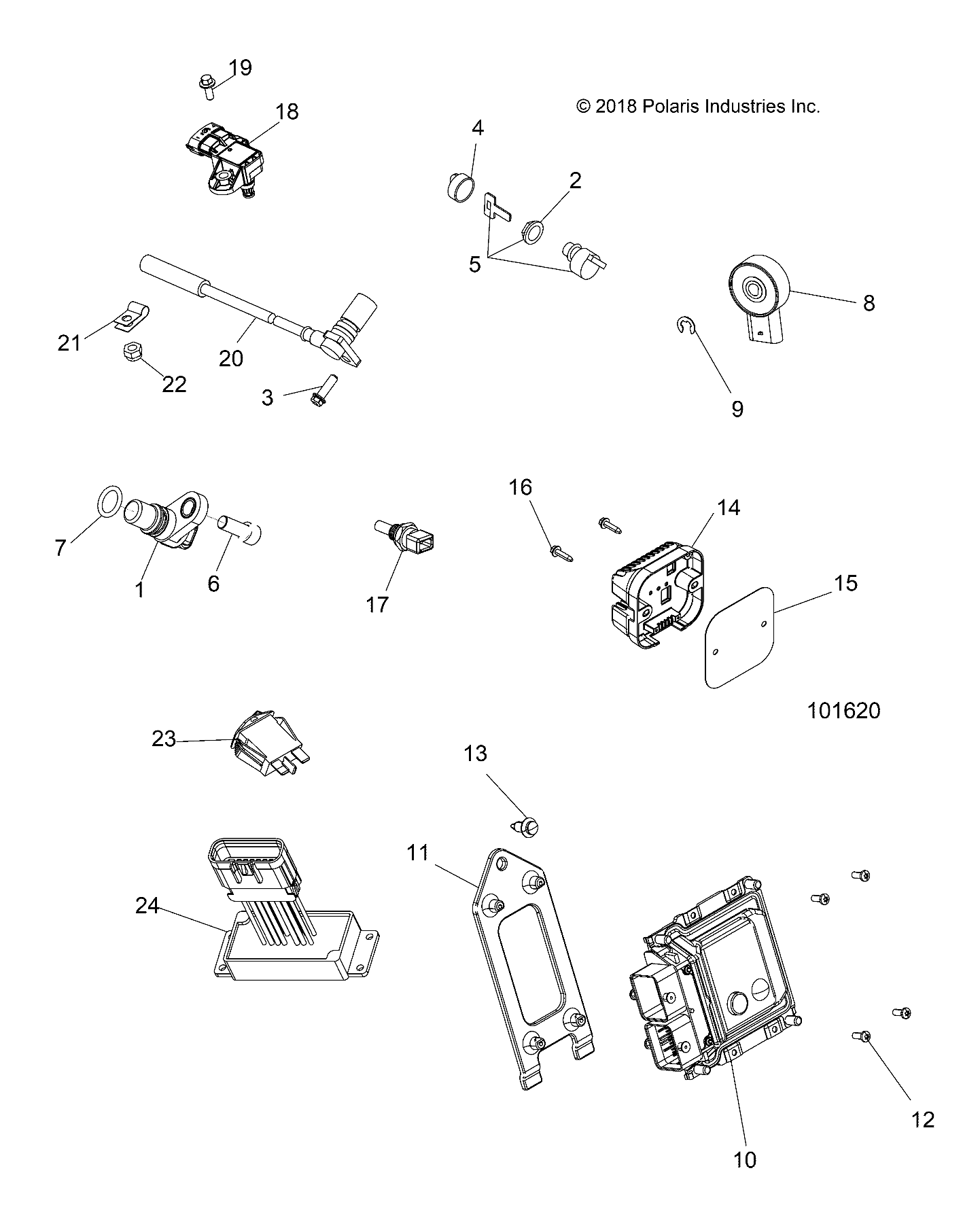 ELECTRICAL, SWITCHES, SENSORS and ECM - A19SWE57R1