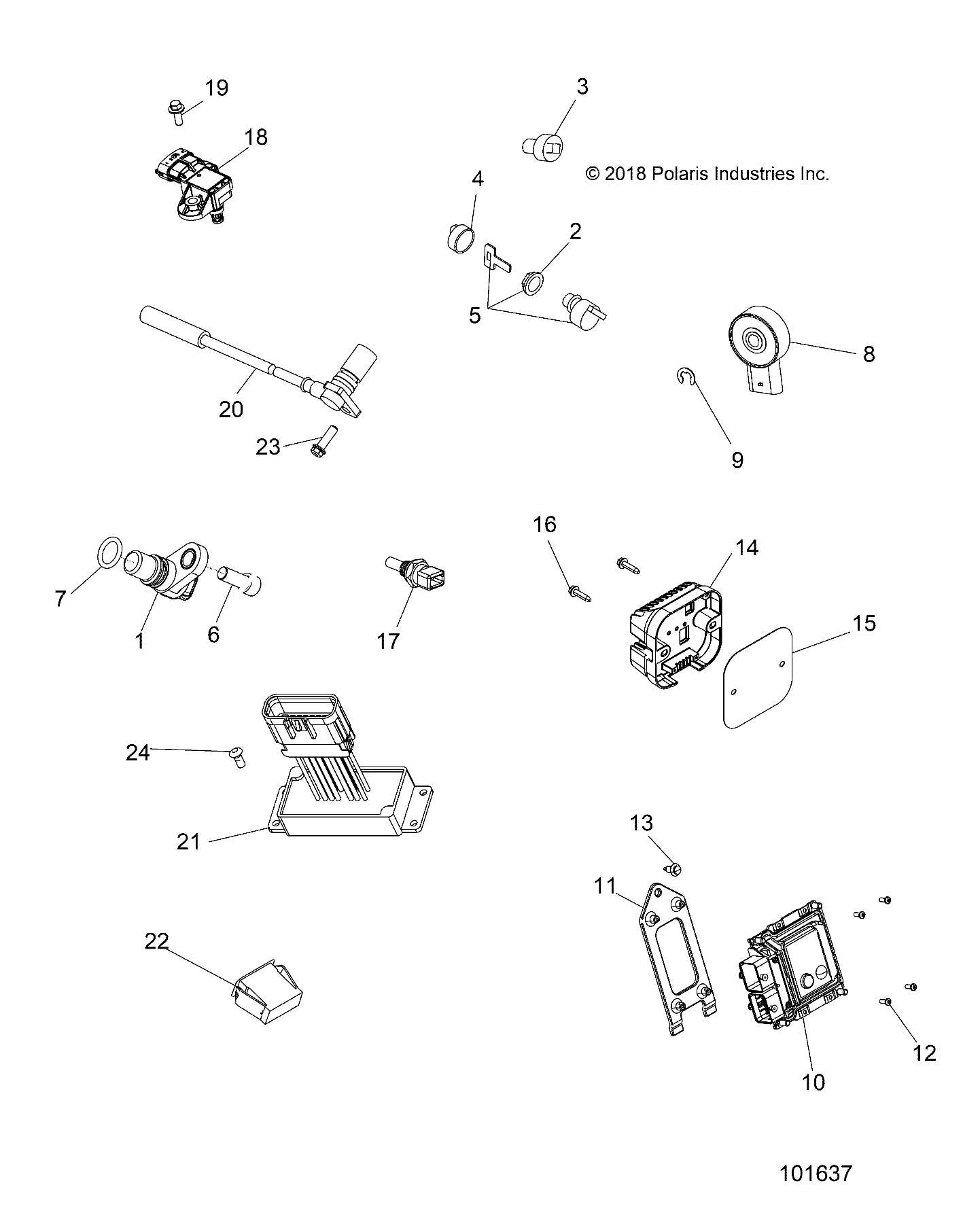 ELECTRICAL, SWITCHES, SENSORS and ECM - A19SES57F1/F2/SET57F1