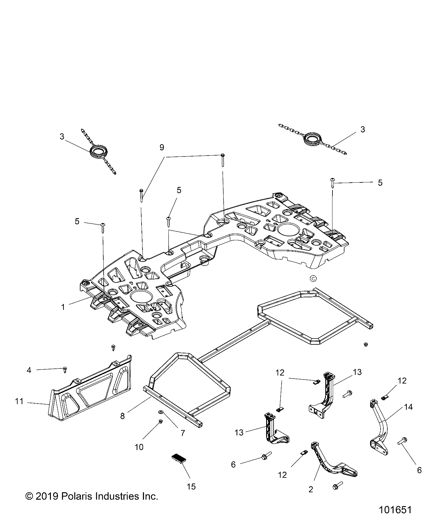 BODY, REAR RACK ASM. - A23SYE95PM (101651)