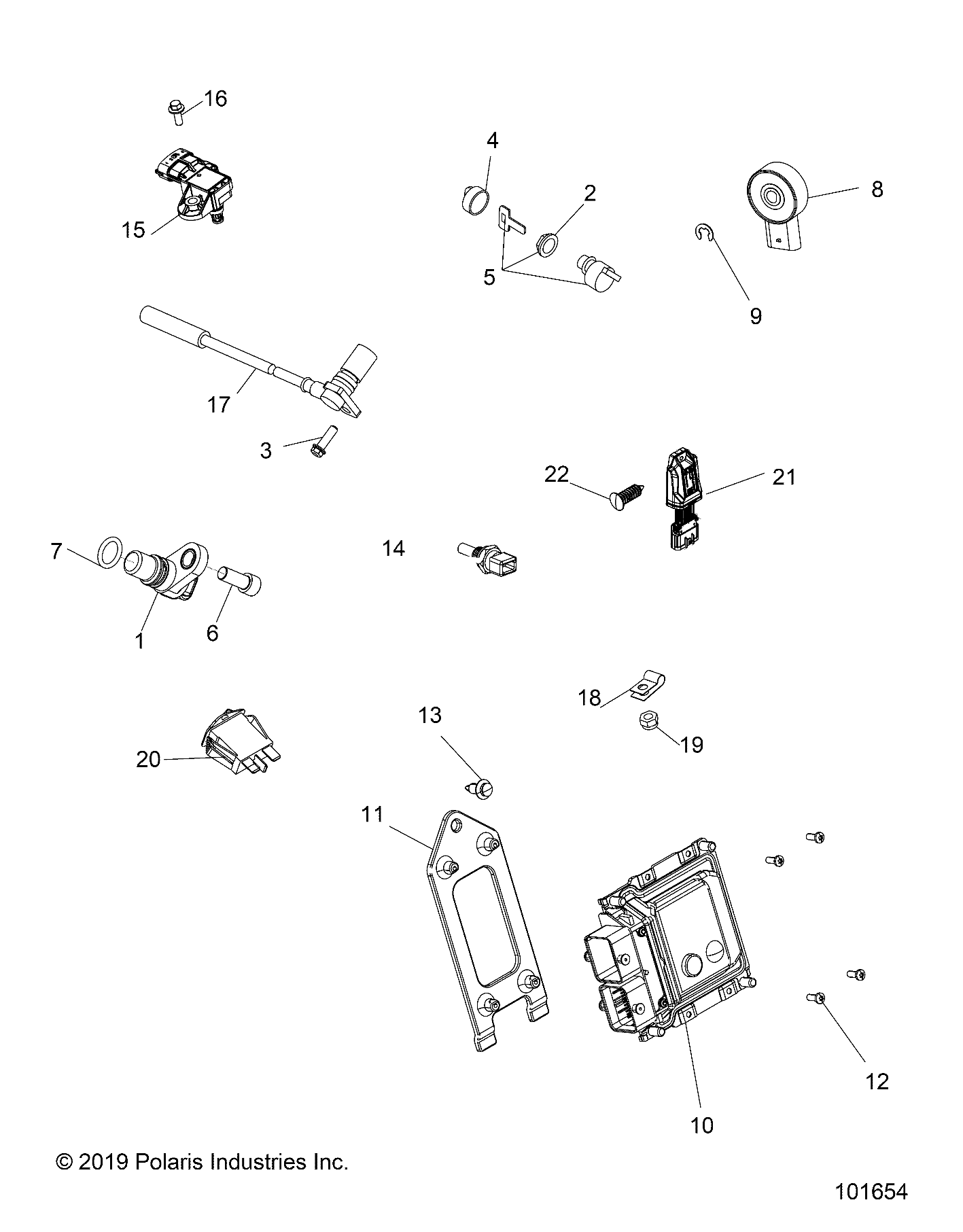 ELECTRICAL, SWITCHES, SENSORS and ECM - A20SEA57F1/E57F1