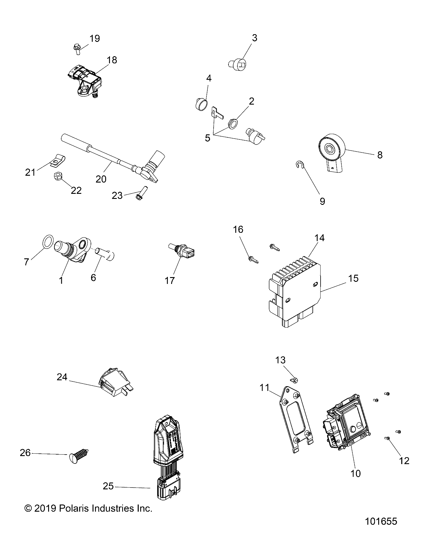 ELECTRICAL, SWITCHES, SENSORS and ECM - A20SJS57CH