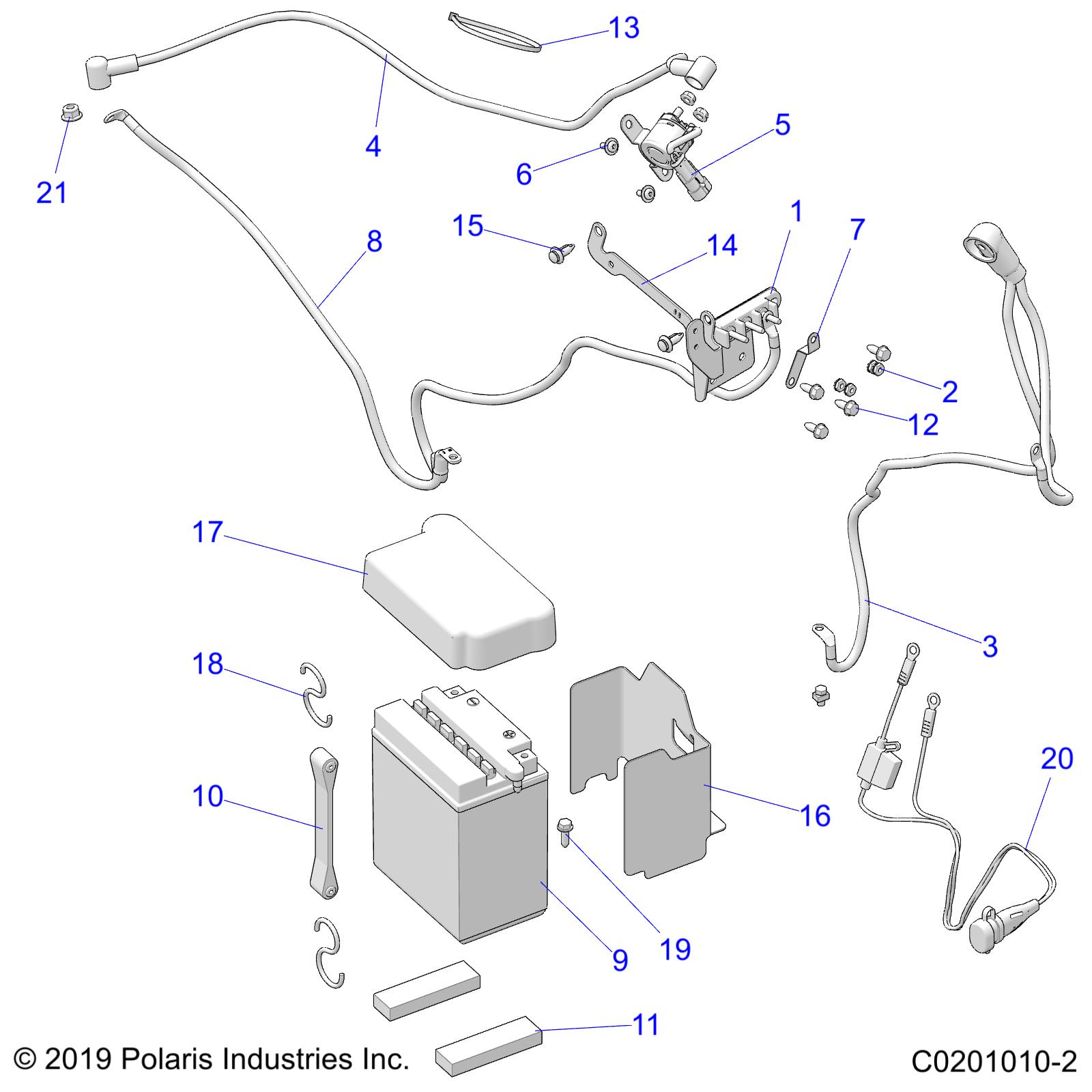 ELECTRICAL, BATTERY -   A20SET57C1/C2/F1 (C0201010-2)