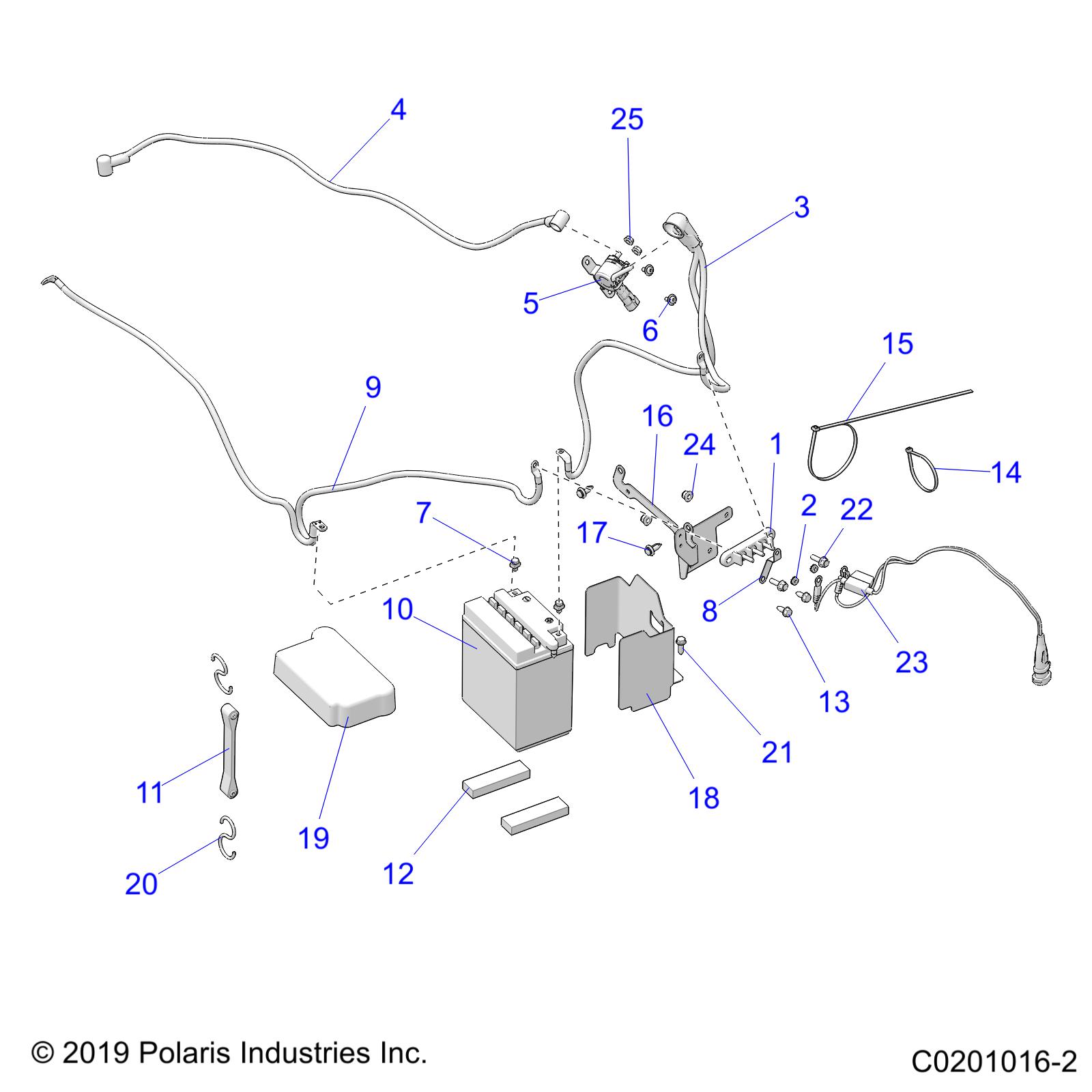 ELECTRICAL, BATTERY - A20SDE57P5 (C0201016-2)