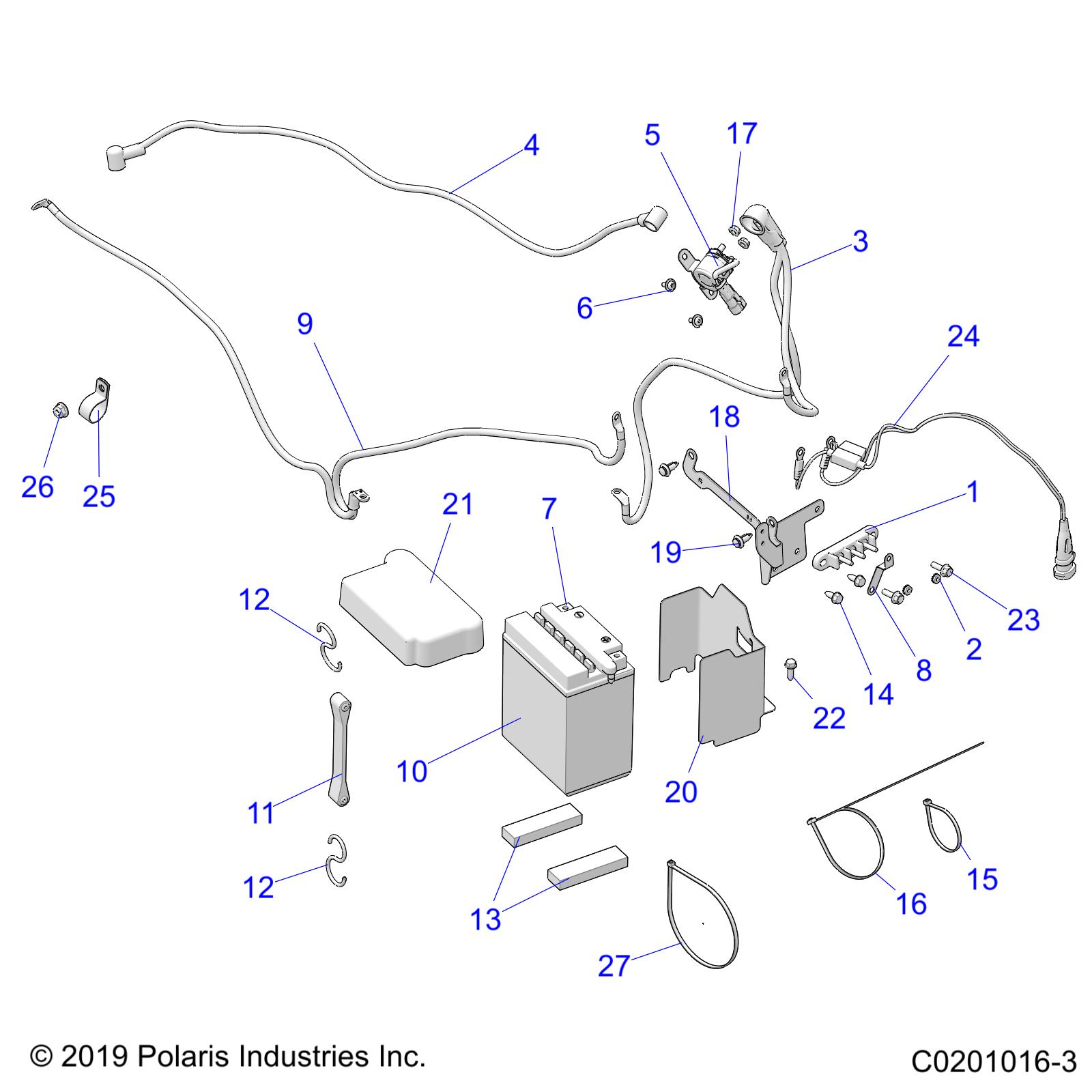 ELECTRICAL, BATTERY - A22SDS57C4 (C0201016-3)