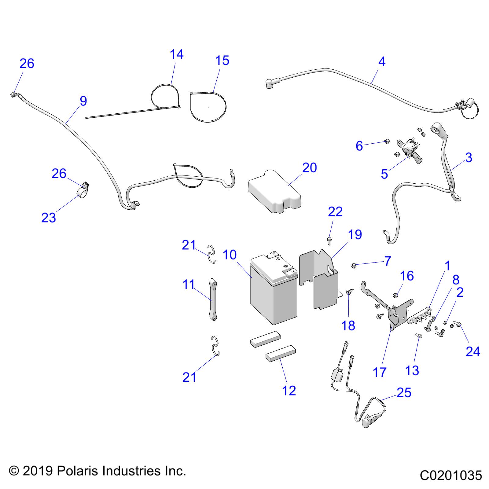 ELECTRICAL, BATTERY - A20SWE57F1/S57C1/C2 (C0201035)