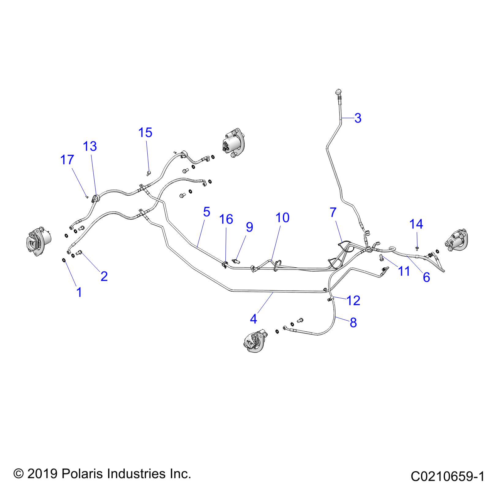 BRAKES, BRAKE LINES - A20SYE95PH (C0210659-1)