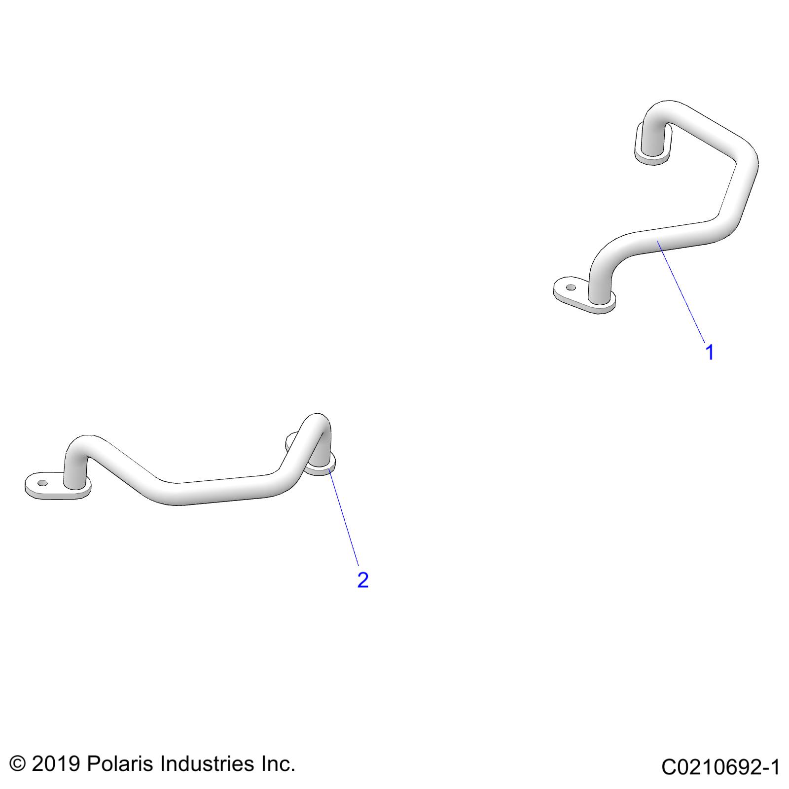 BODY, REAR HANDGRIP - A25SVE95PG (C0210692-1)