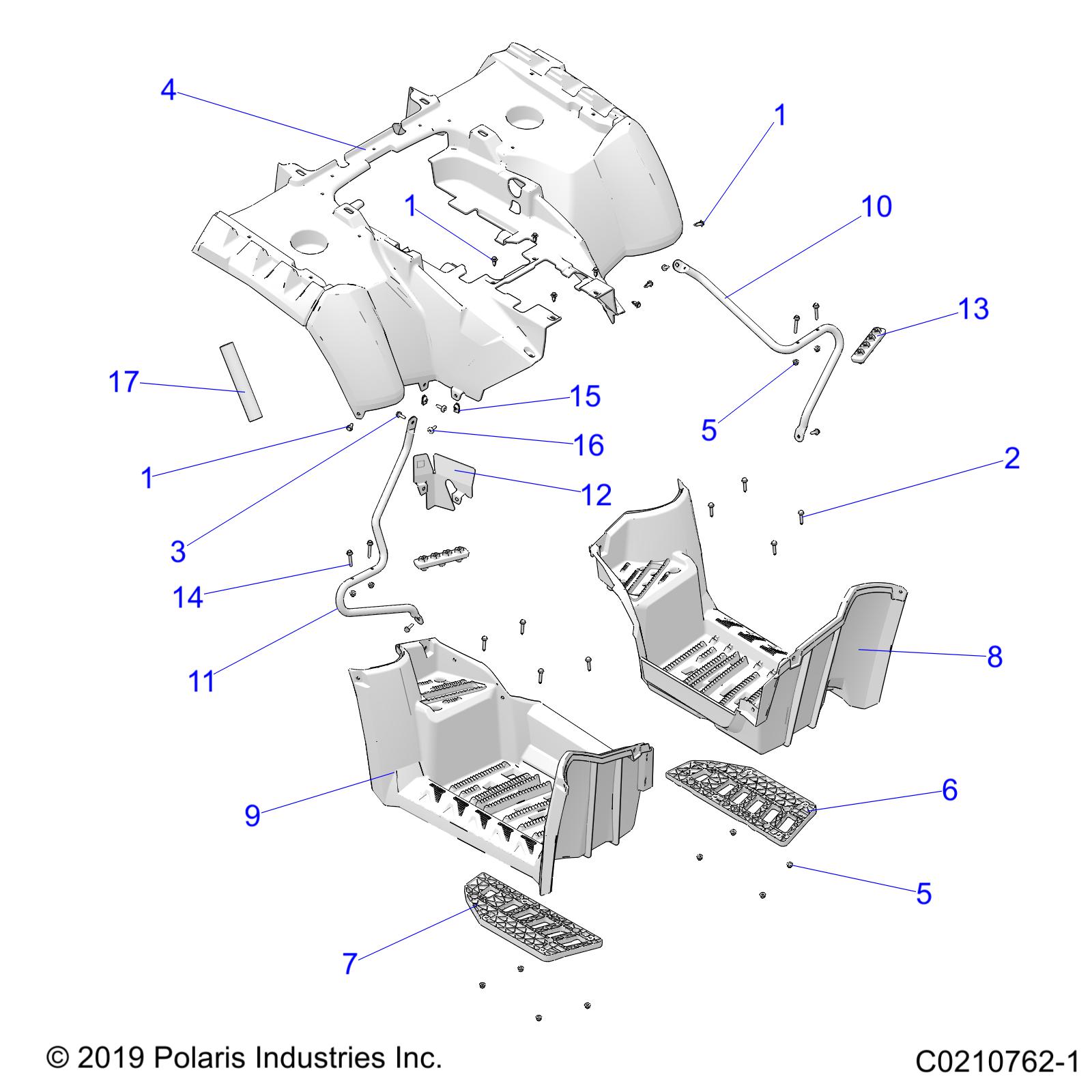 BODY, REAR CAB and FOOTWELL - A22SYE95PP (C0210762-1)