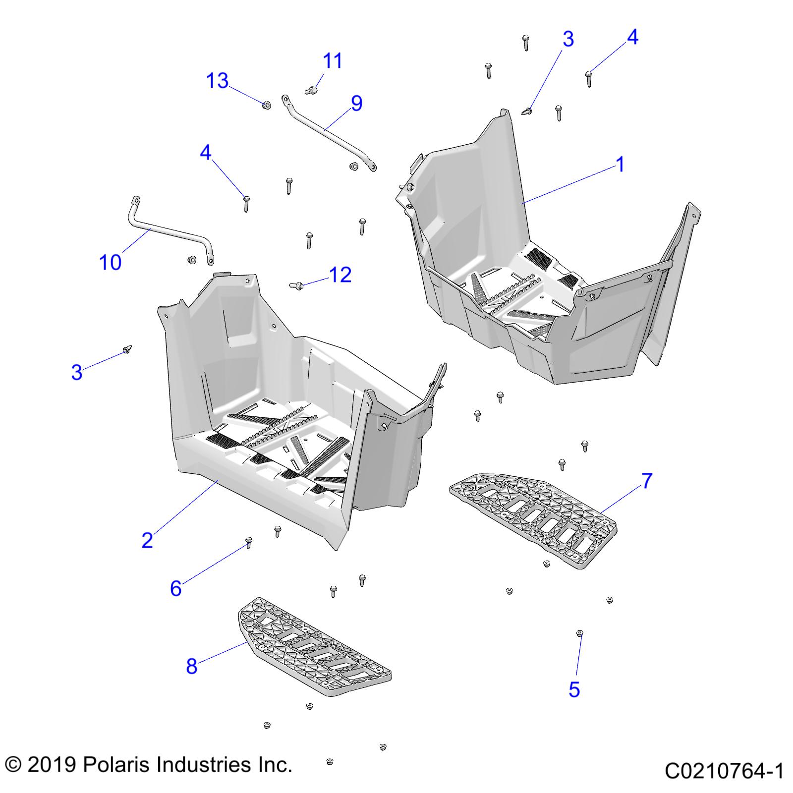 BODY, FOOTWELLS - A20SVE95KR (C0210764-1)