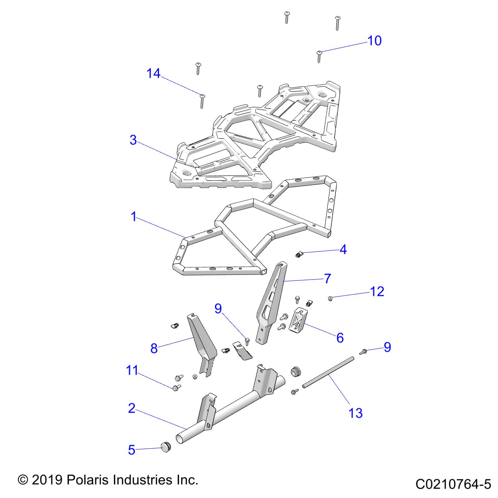 BODY, REAR RACK - A22SVE95KK (C0210764-5)