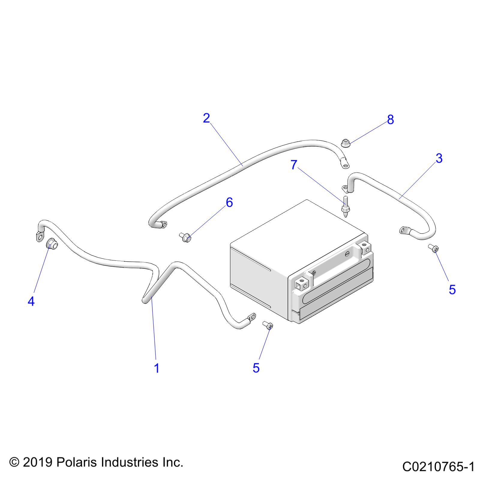 ELECTRICAL, BATTERY CABLES - A20SYE95PH (C0210765-1)