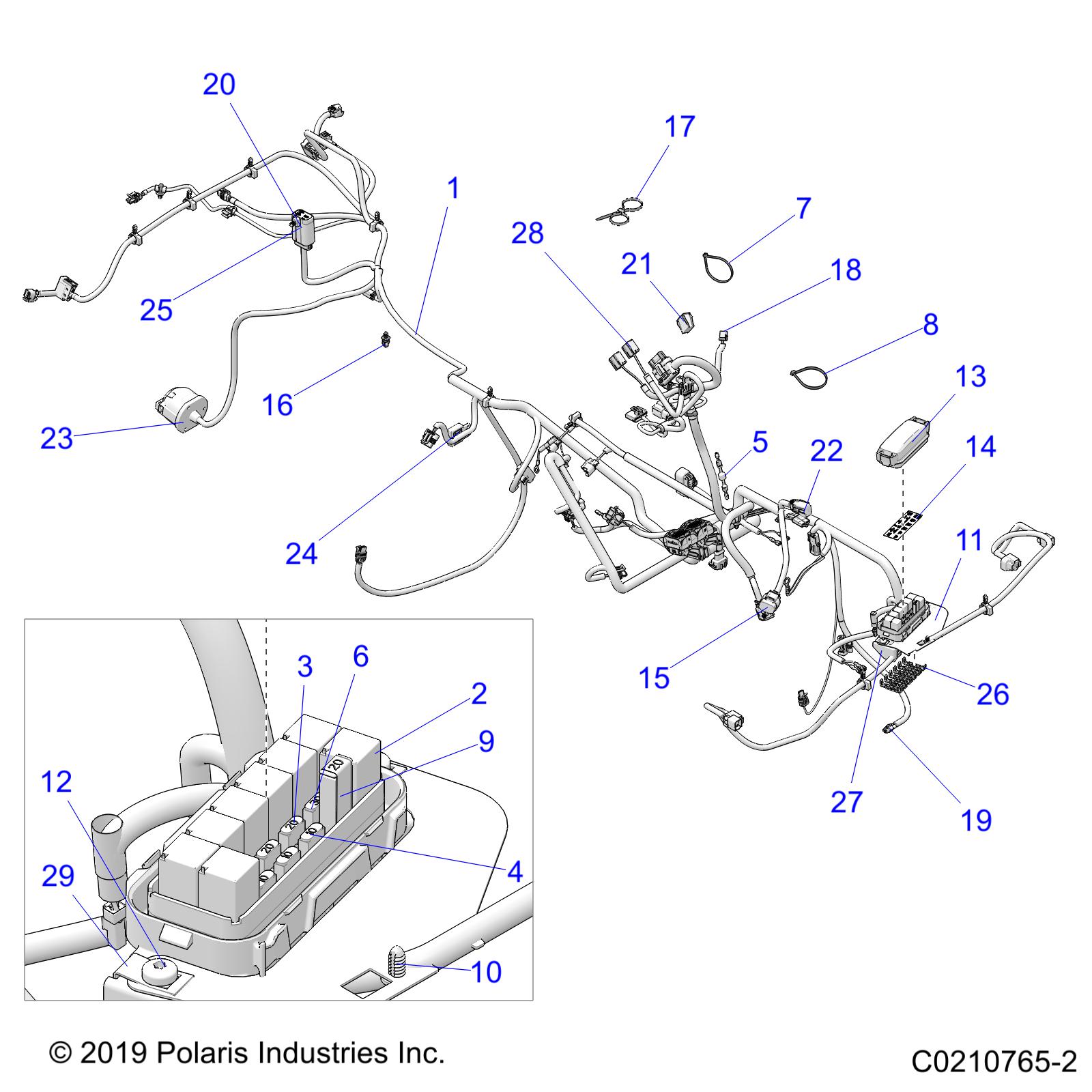 ELECTRICAL, HARNESS - A21SYE95PD (C0210765-2)