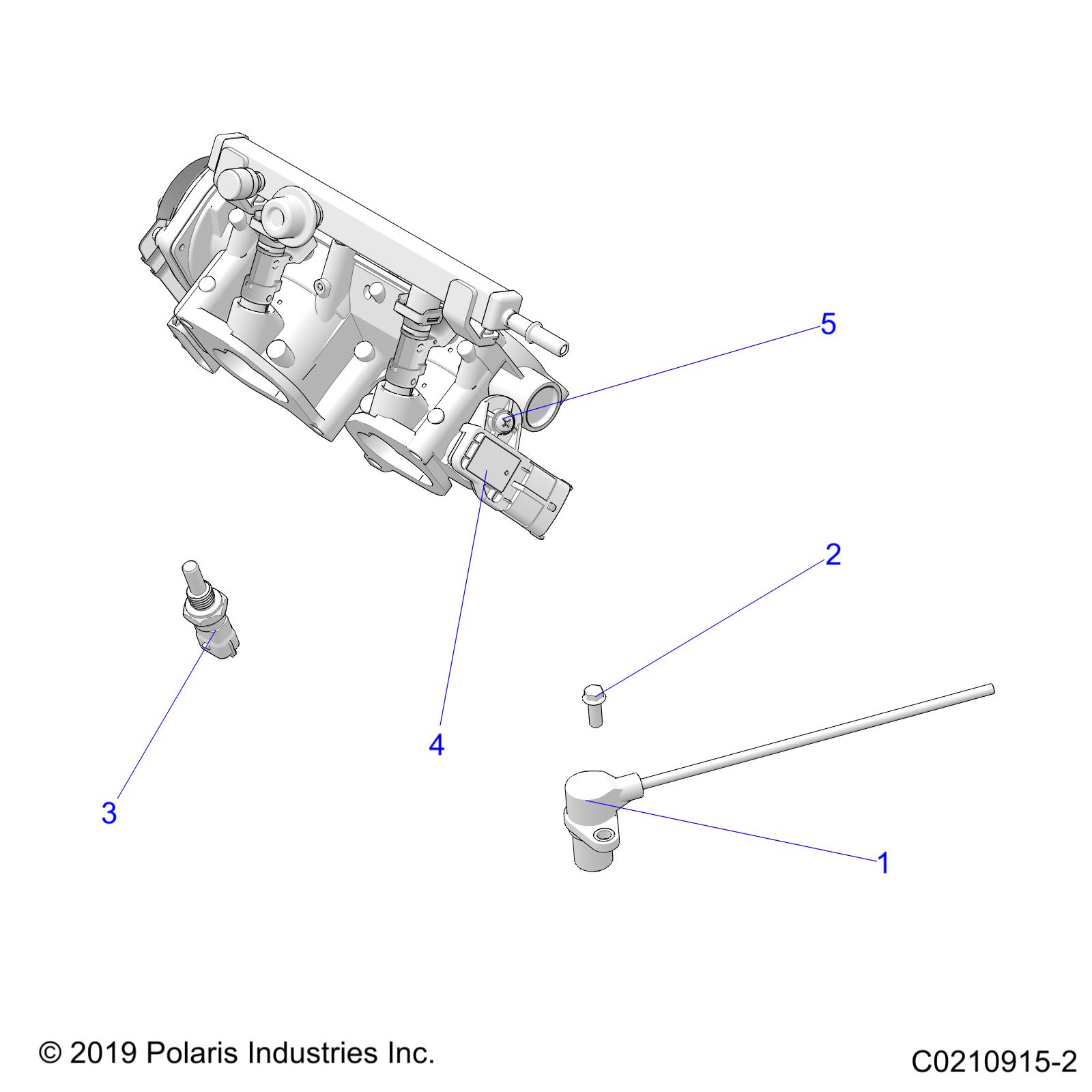 ENGINE, SENSORS - A23SYE95PM (C0210915-2)