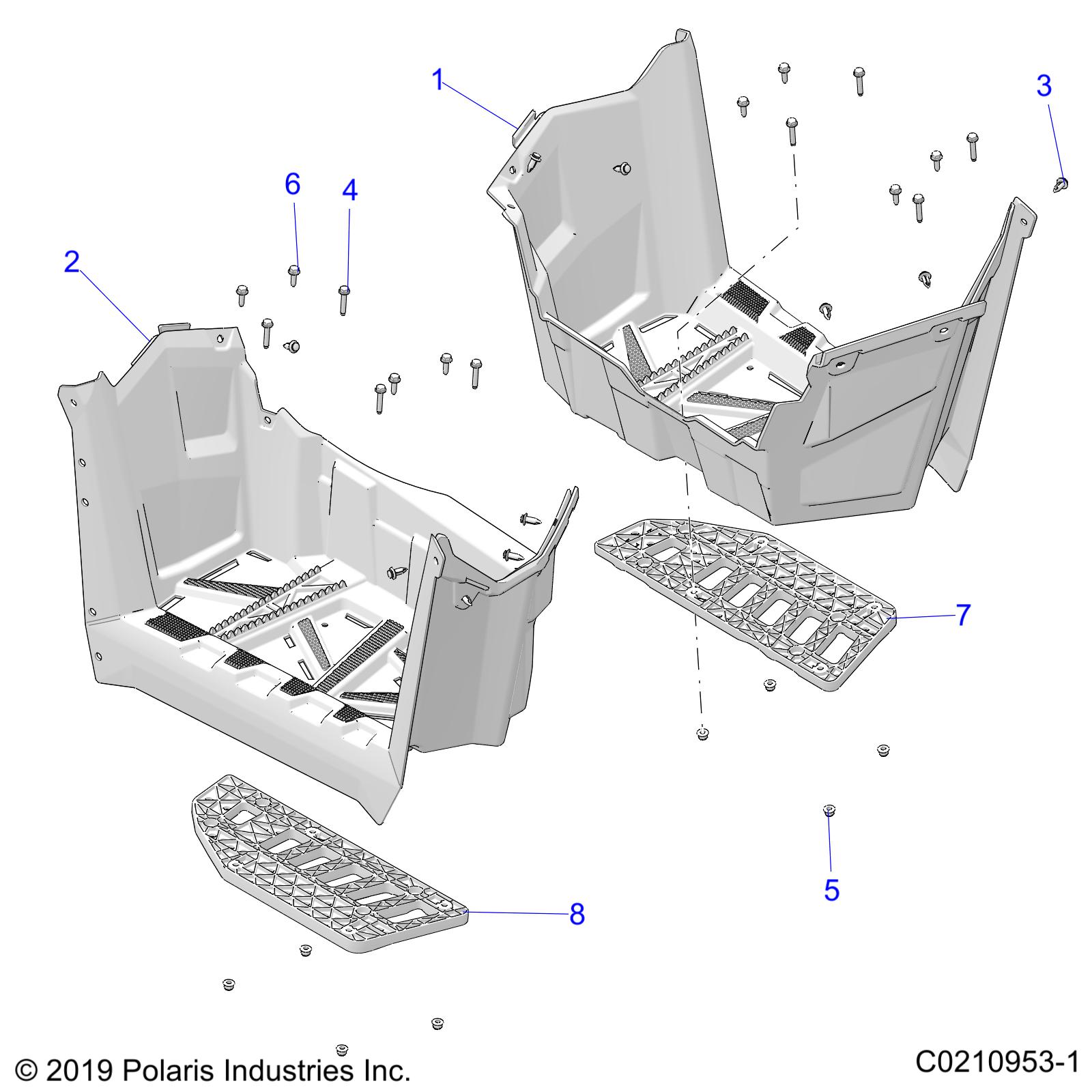 BODY, FOOTWELLS - A22SGE95KN (C0210953-1)