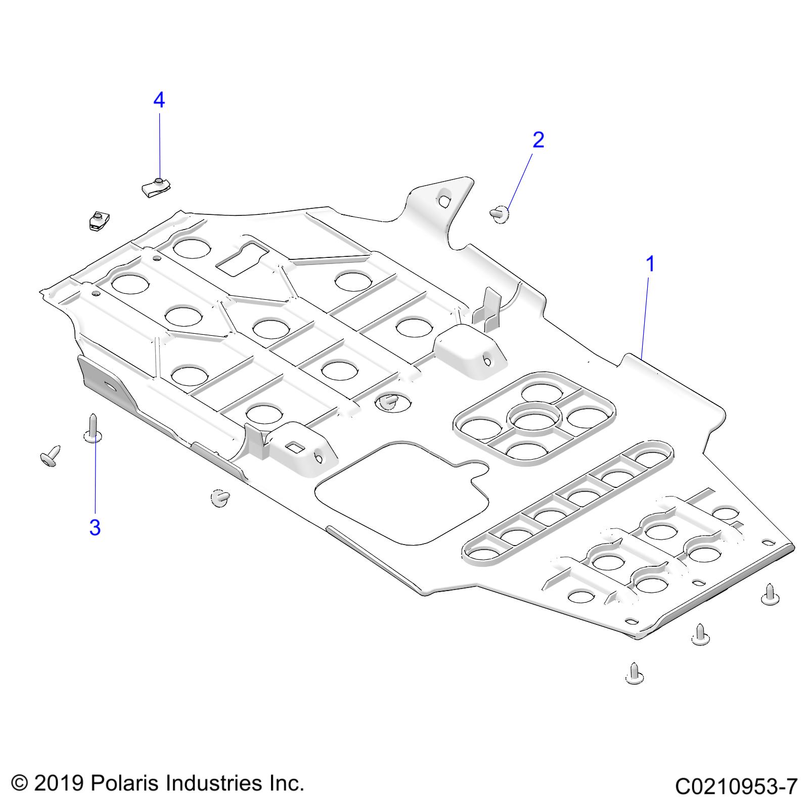 BODY, SKID PLATES - A25SGE95CT (C0210953-7)