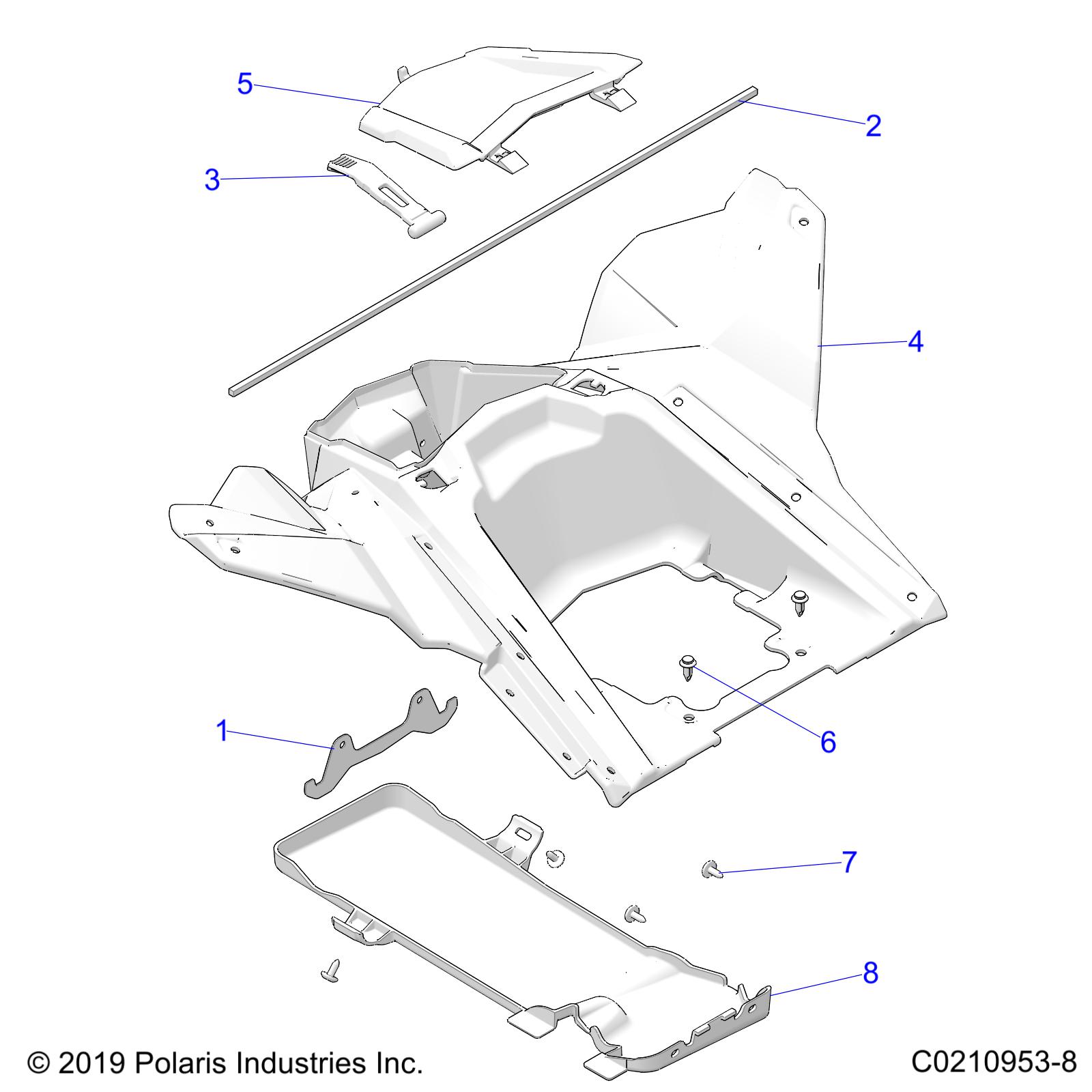 BODY, STORAGE, REAR - A24SGE95AT (C0210953-8)