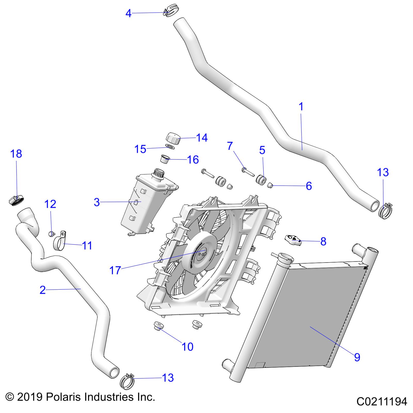 ENGINE, COOLING SYSTEM - A23SXR95AH (C0211194)