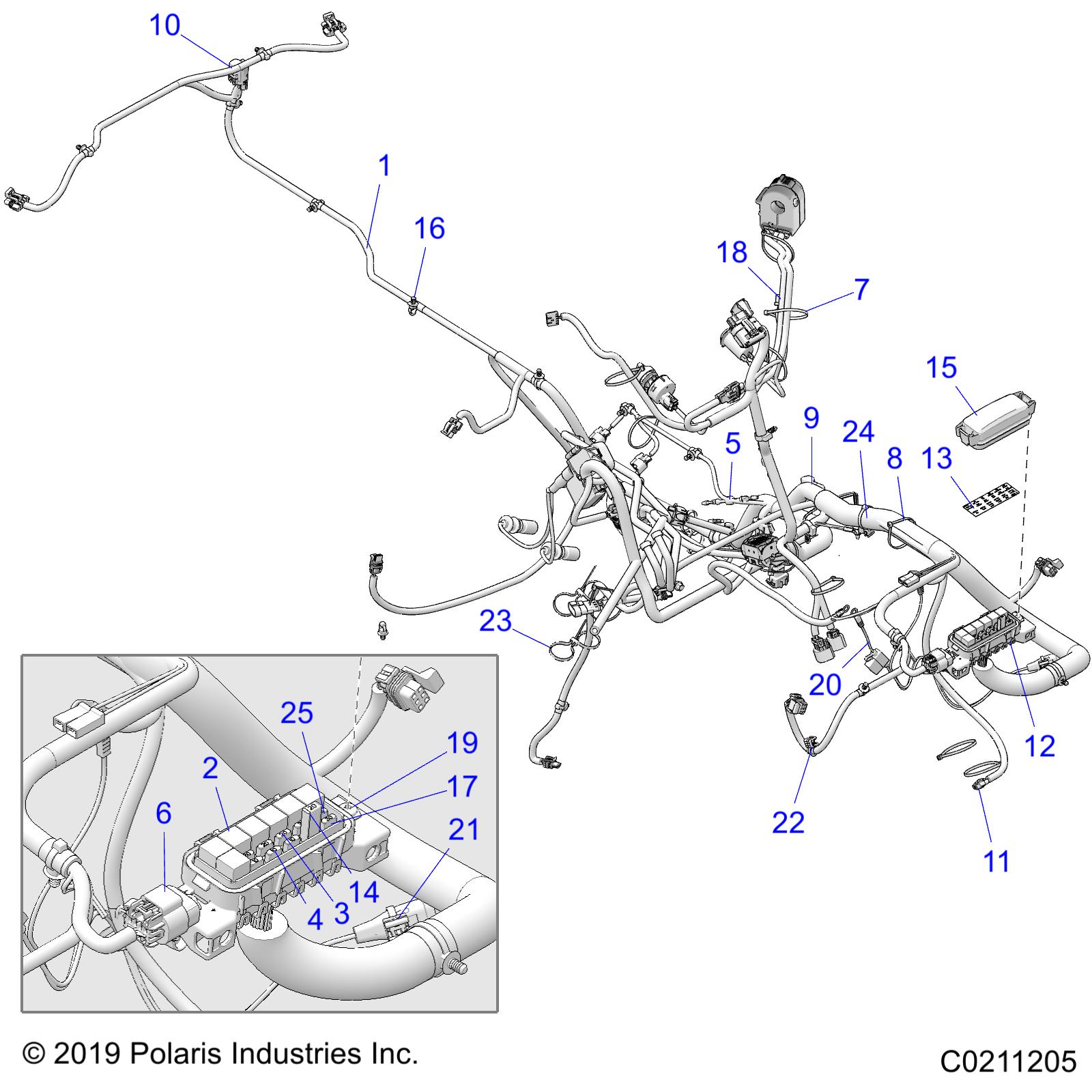 ELECTRICAL, HARNESS - A20SXZ85AF/AP/CAF/CAP (C0211205)