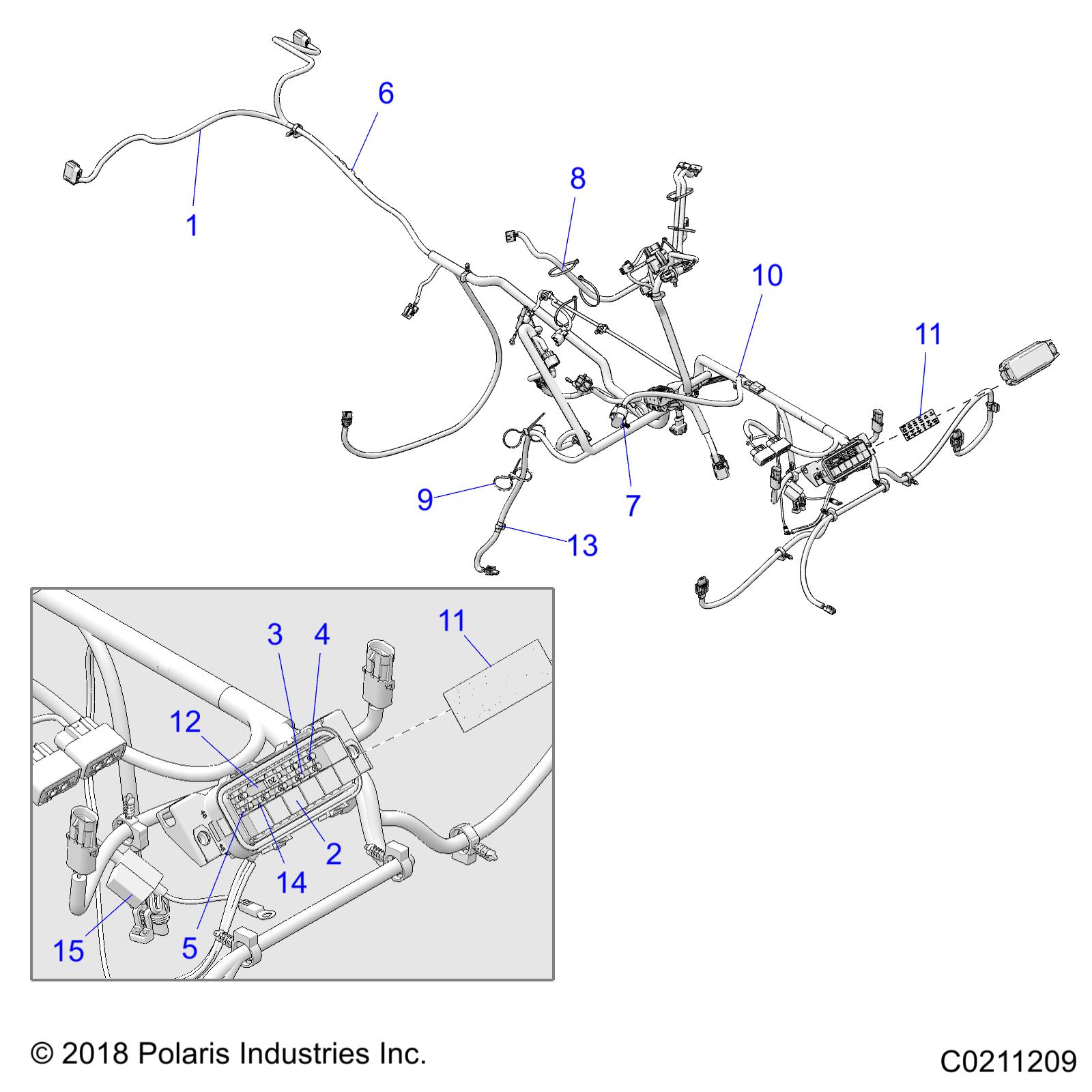 ELECTRICAL, HARNESS - A20SXM95AL/CAL (C0211209)