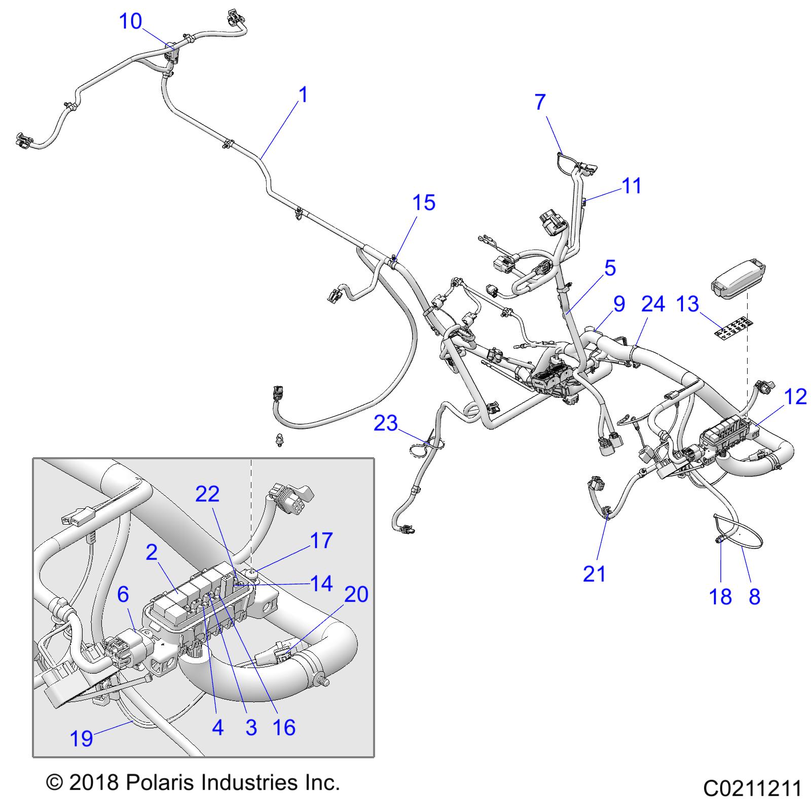 ELECTRICAL, HARNESS - A20SXZ95AG/CAG (C0211211)