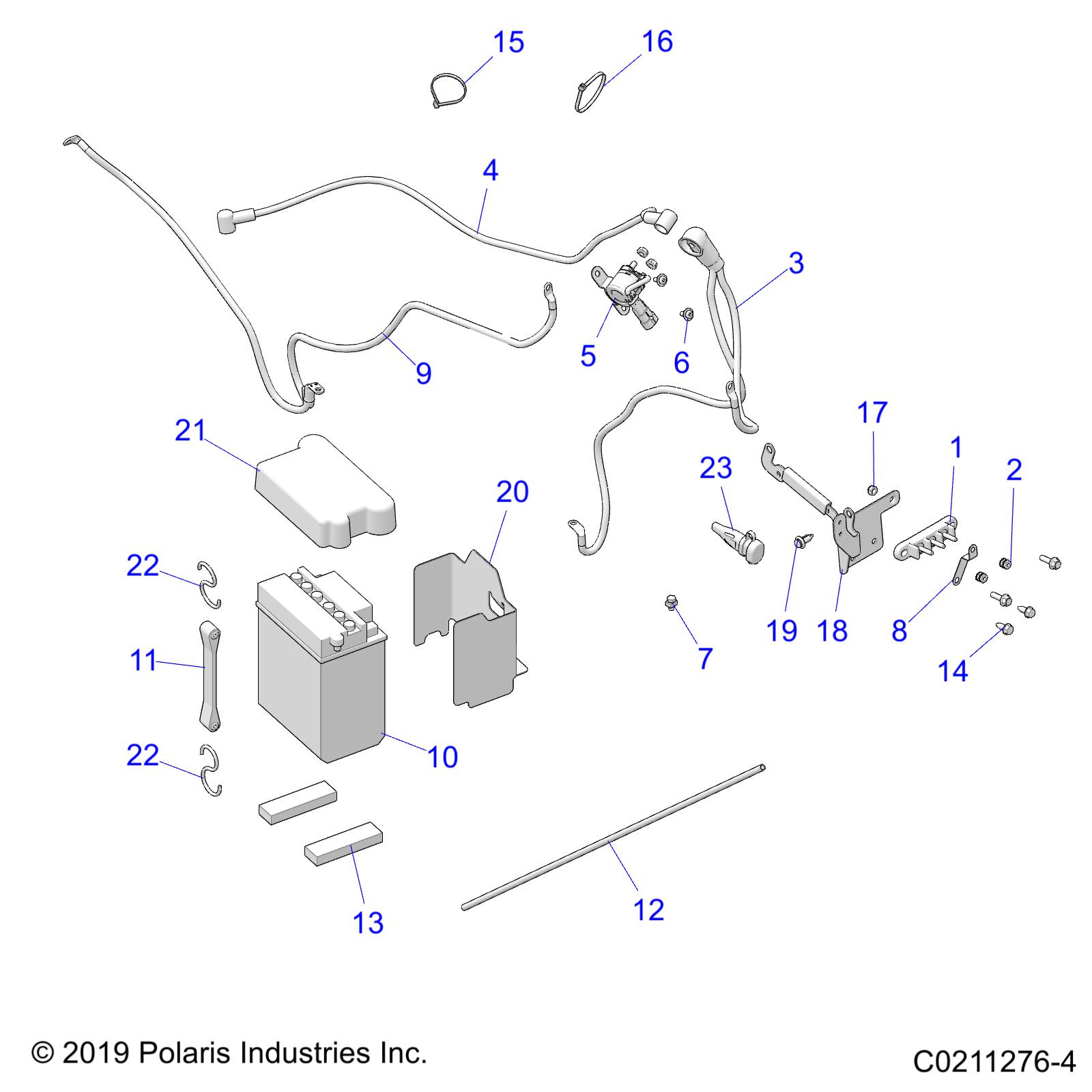 ELECTRICAL, BATTERY - A20SEA50A1/A5/CA1/CA5 (C0211276-4)