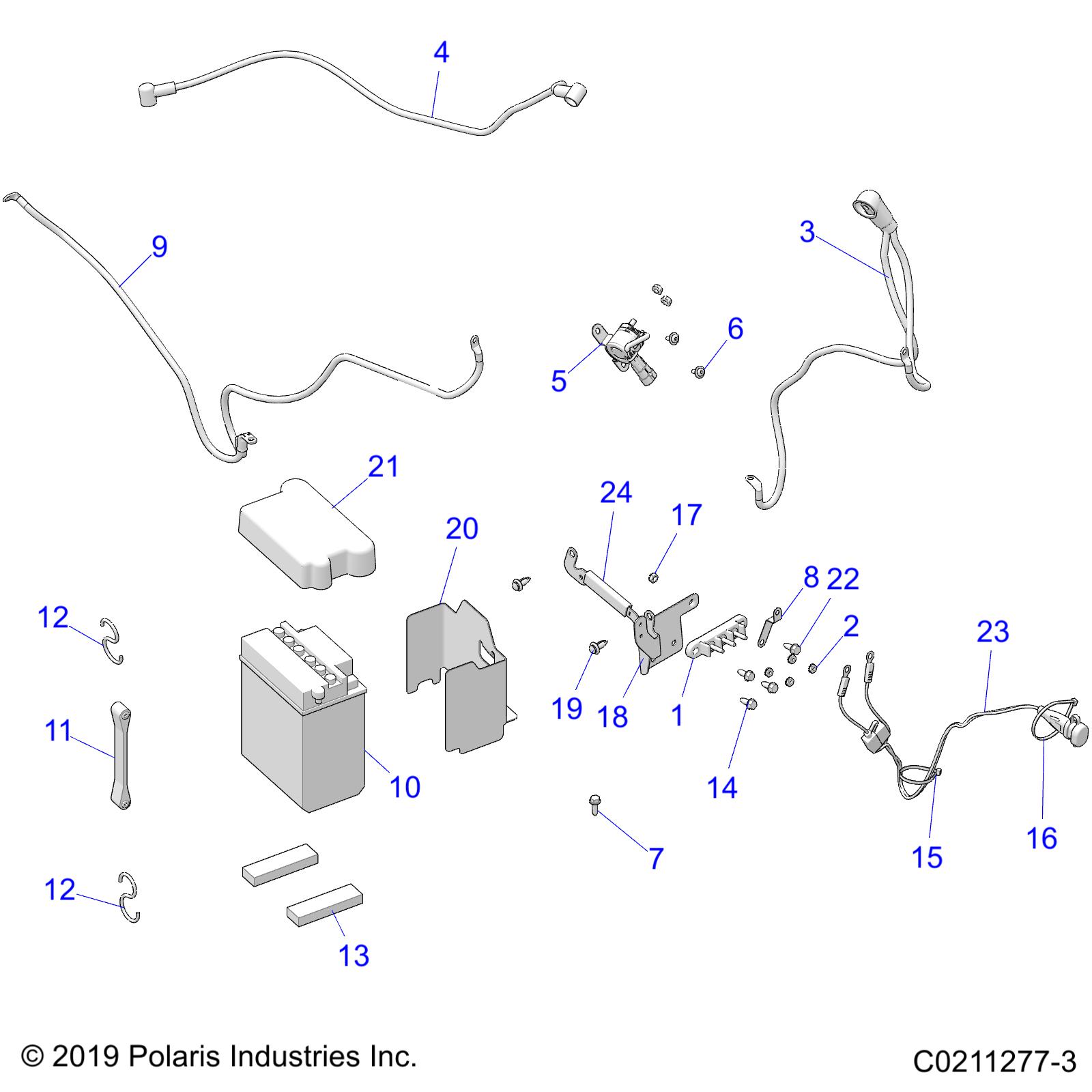 ELECTRICAL, BATTERY - A20SEA57L6/L7 (C0211277-3)