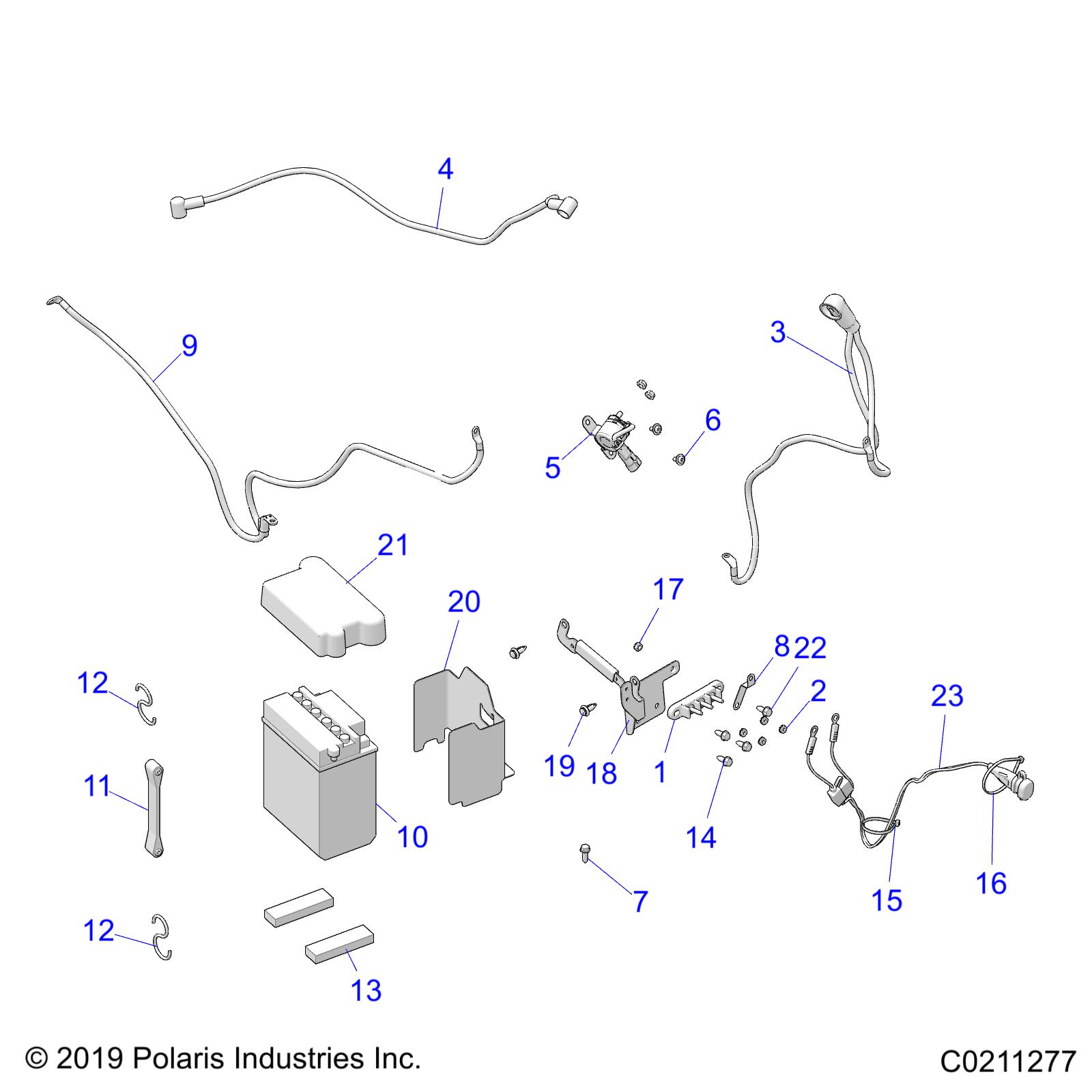 ELECTRICAL, BATTERY - A20SEJ57A1/A4/A7/A9/B1/B4/B7/B9 (C0211277)