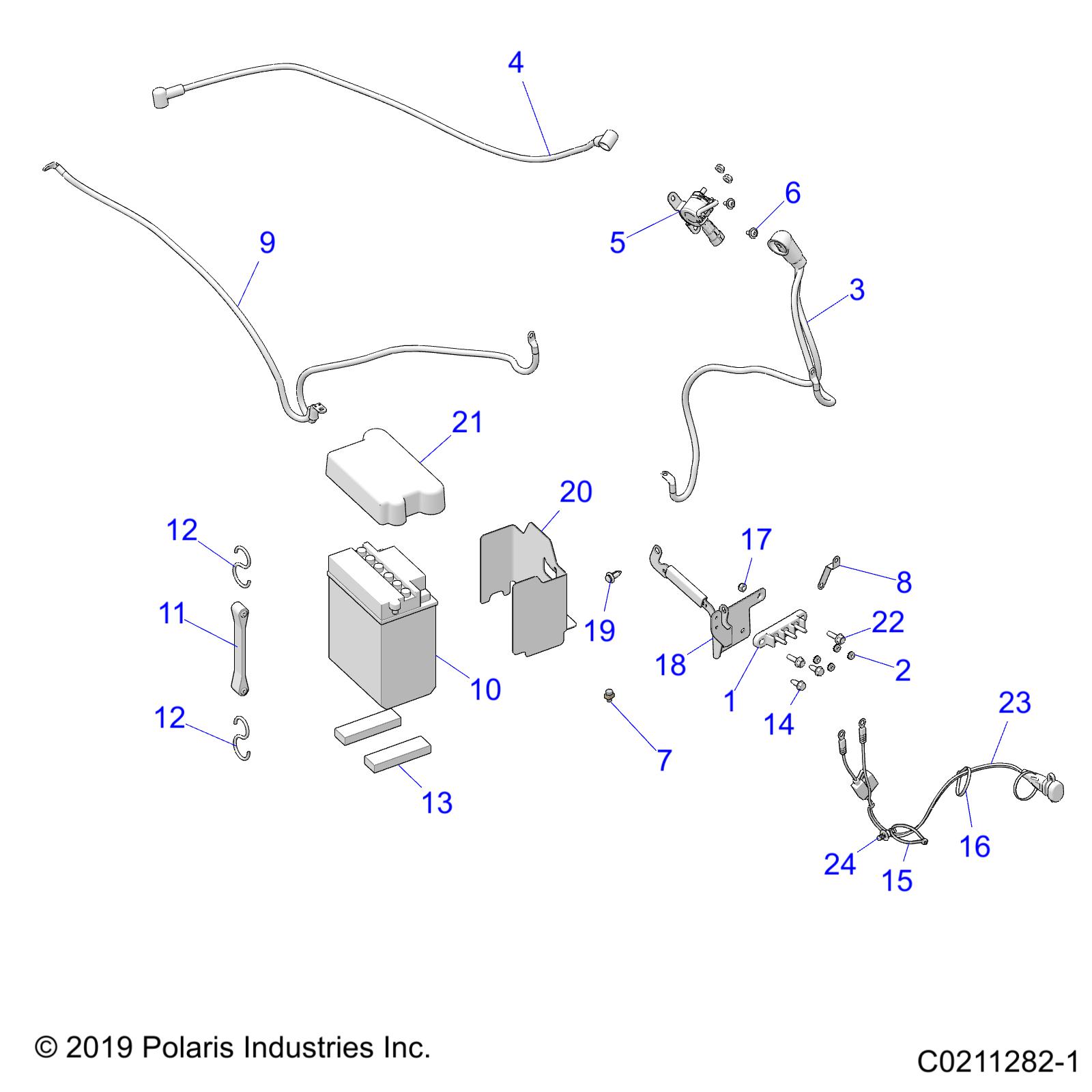 ELECTRICAL, BATTERY - A20SEE57P1 (C0211282-1)