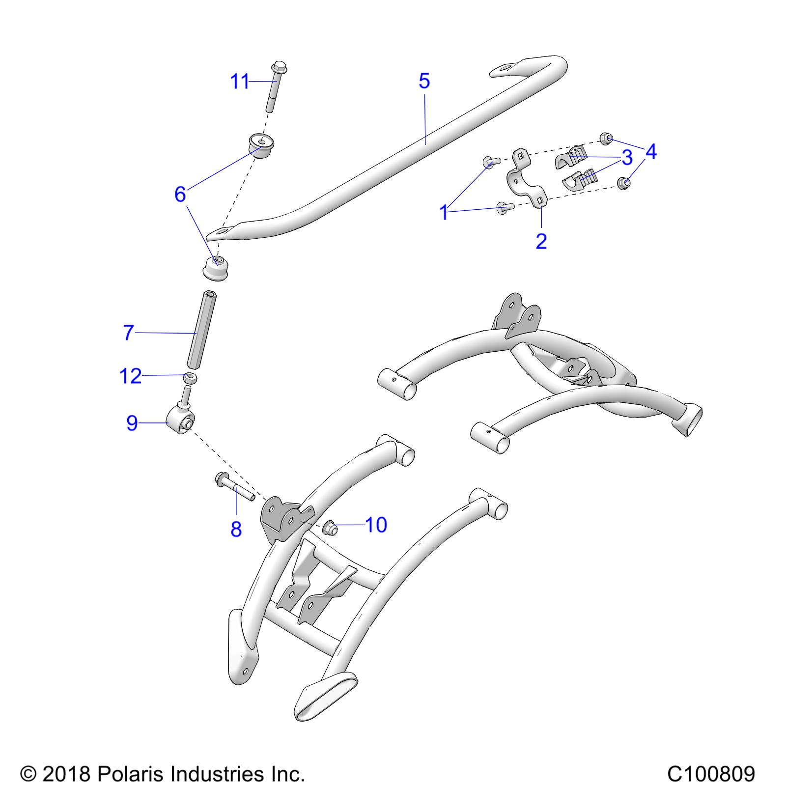 SUSPENSION, STABILIZER BAR - A19SXS95CC/CR (C100809)