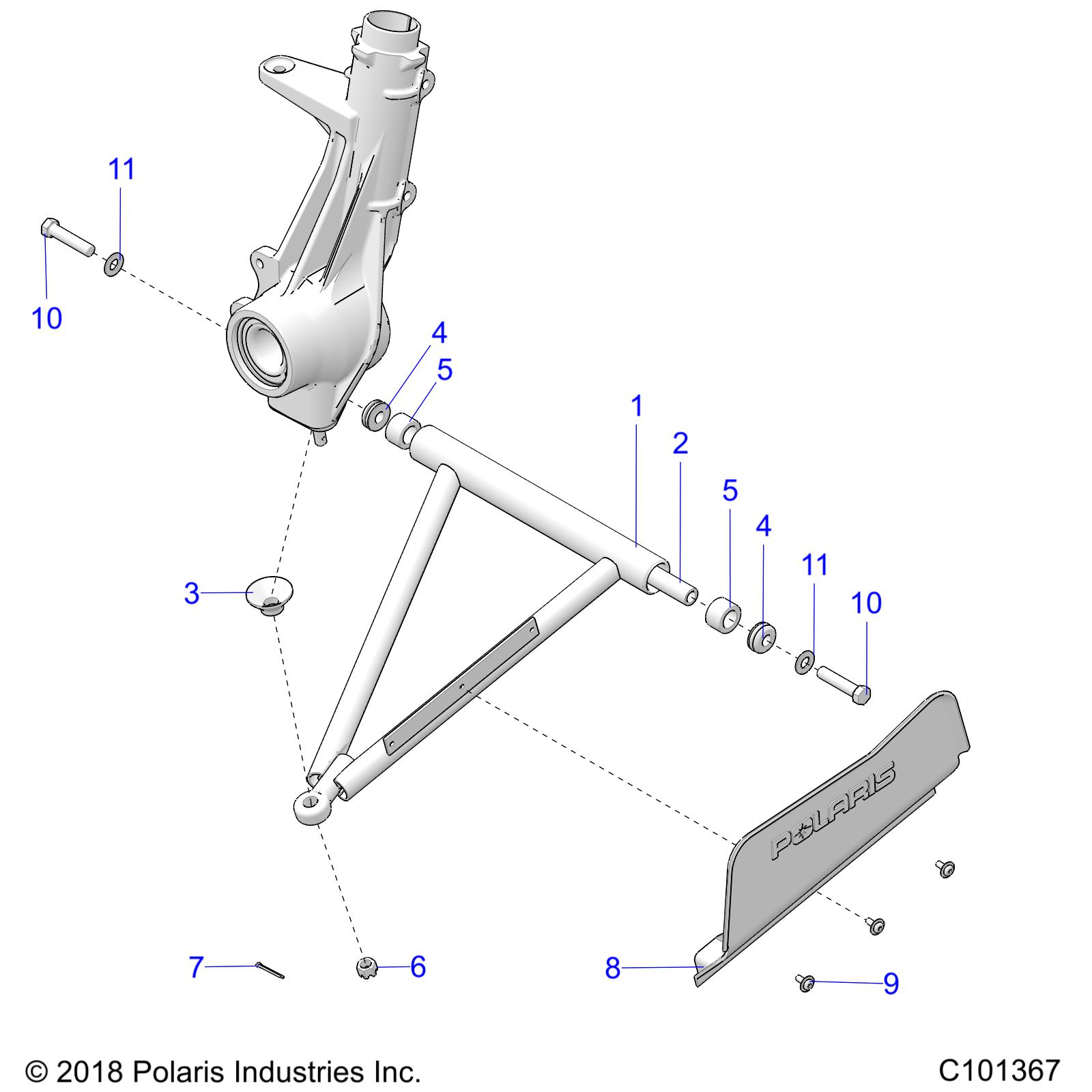 SUSPENSION, A-ARM and STRUT MOUNTING - A19SHS57FP