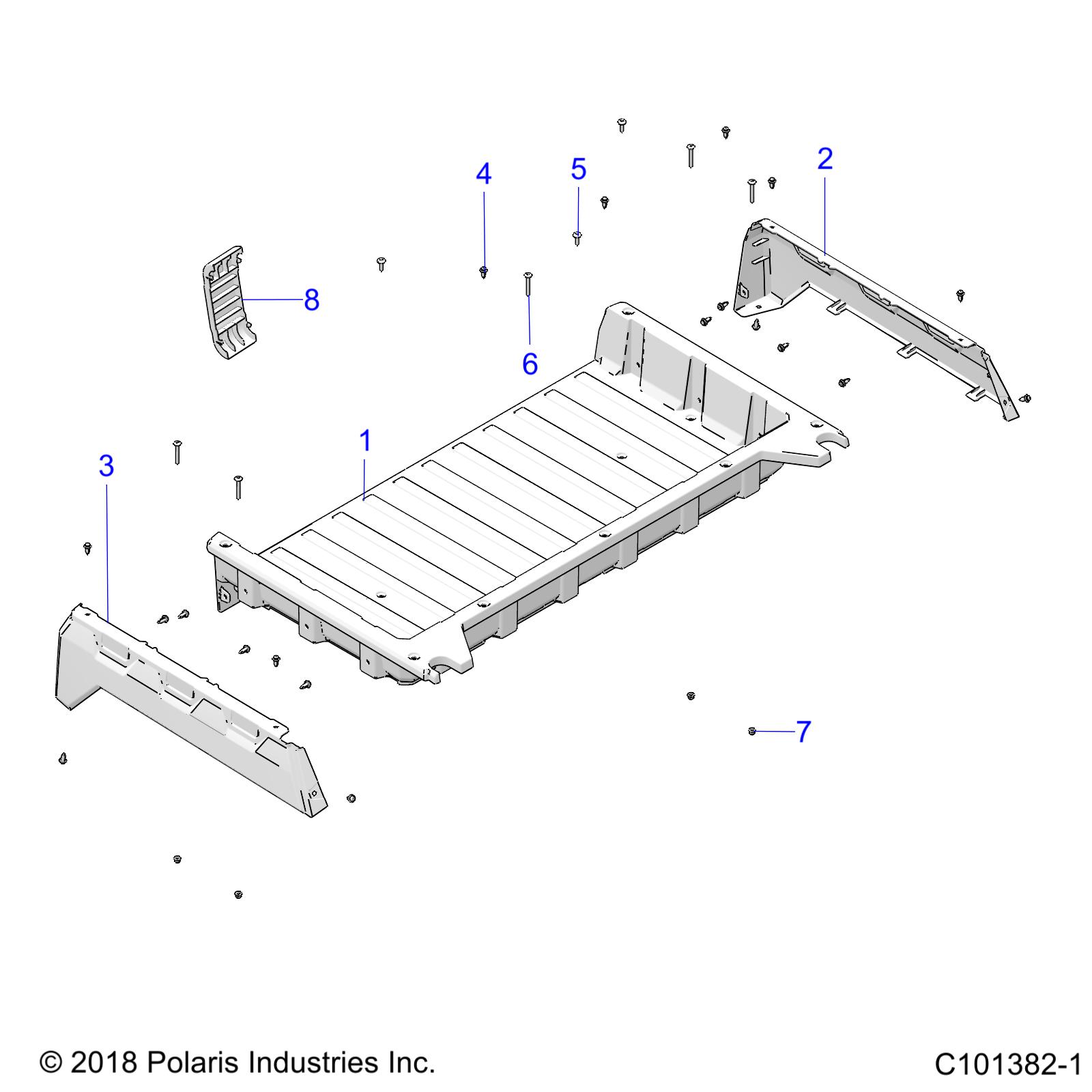 BODY, CARGO BOX - A19HZA15A1/A7/B1/B7 (C101382-1)