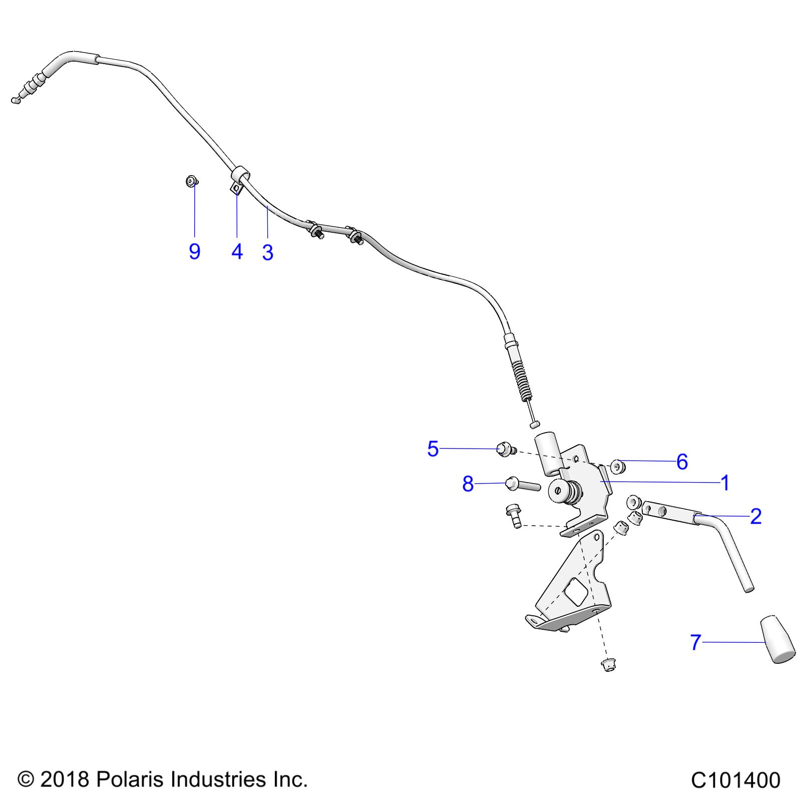 BRAKES, PARKING BRAKE - A21HAB15A2/B2 (C101400)