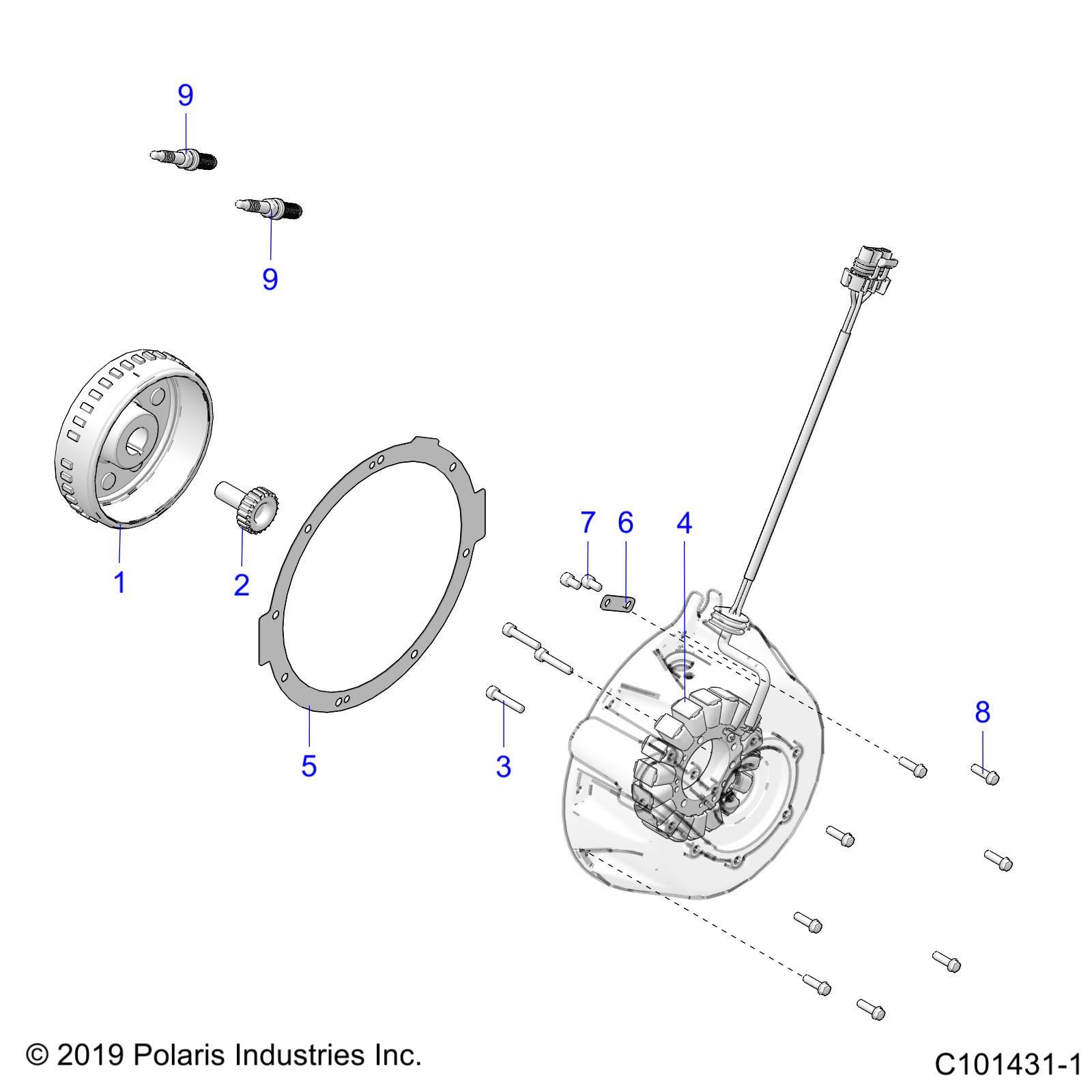 ELECTRICAL, IGNITION SYSTEM - A24SVE95PG (C101431-1)