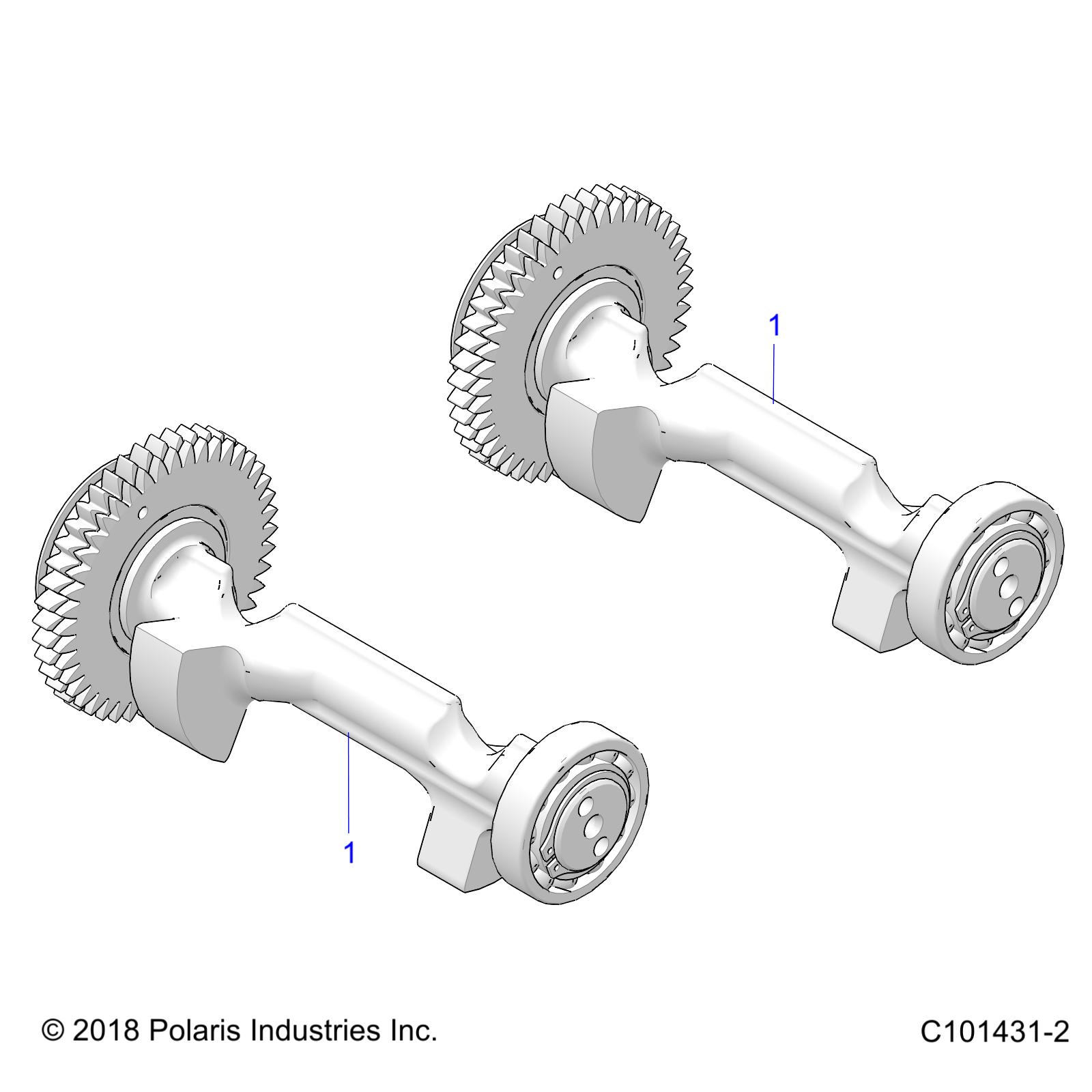 ENGINE, BALANCE SHAFT - A25SYE85AL (C101431-2)