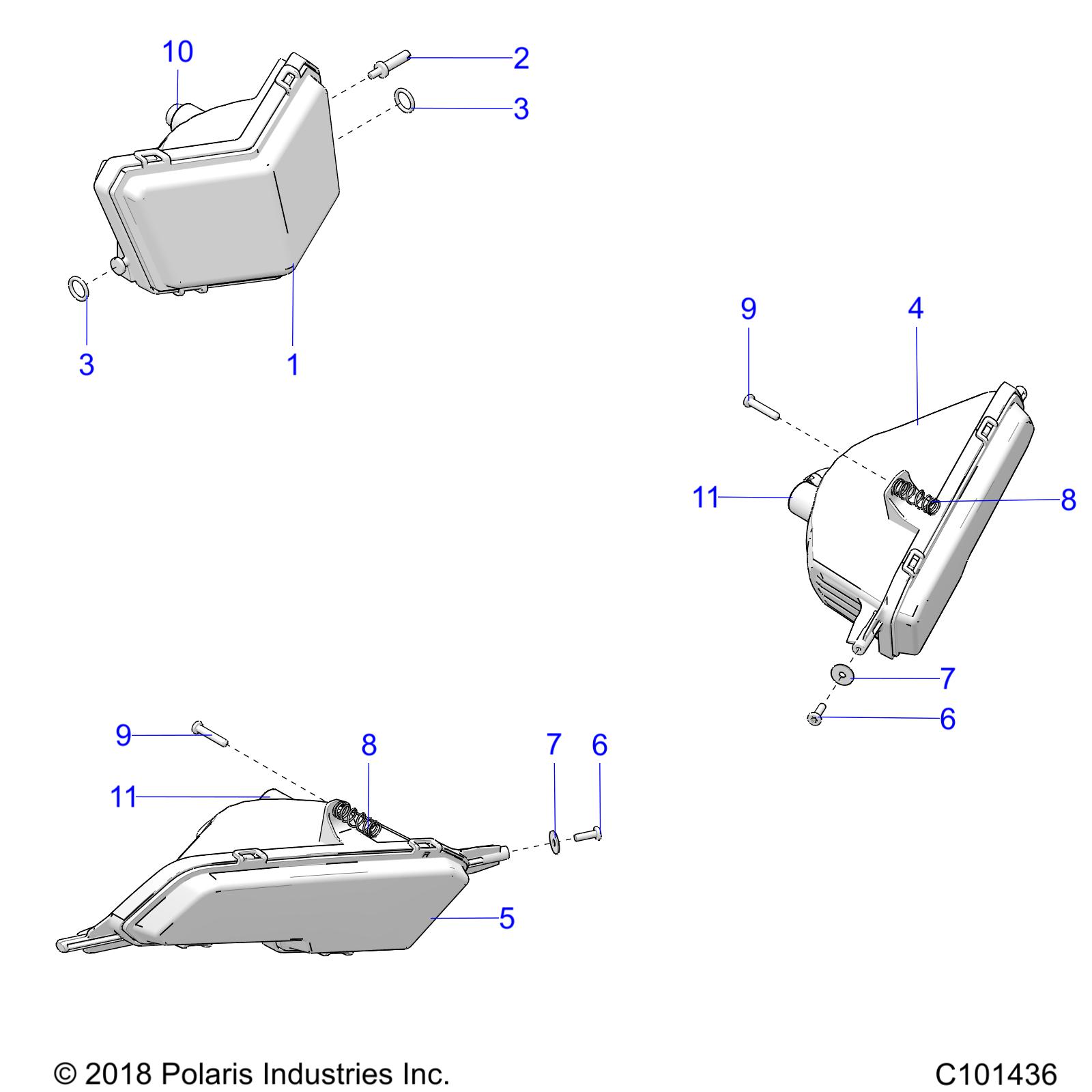 ELECTRICAL, HEADLIGHTS - A25SXA85A1/A6 (C101436)