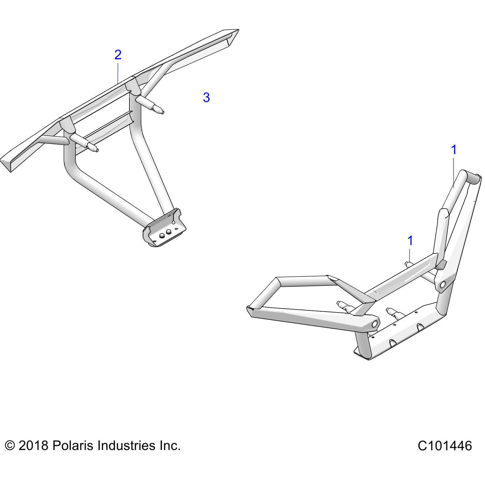 BODY, DELUXE BUMPERS - A19SXD95B9