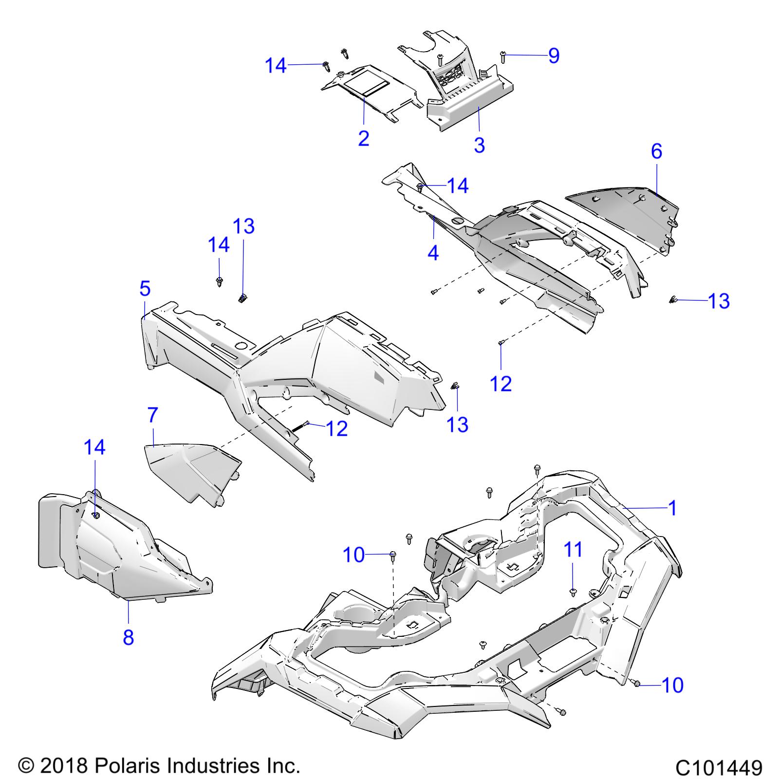 BODY, FRONT CAB - A20SXE95KL/KR (C101449)