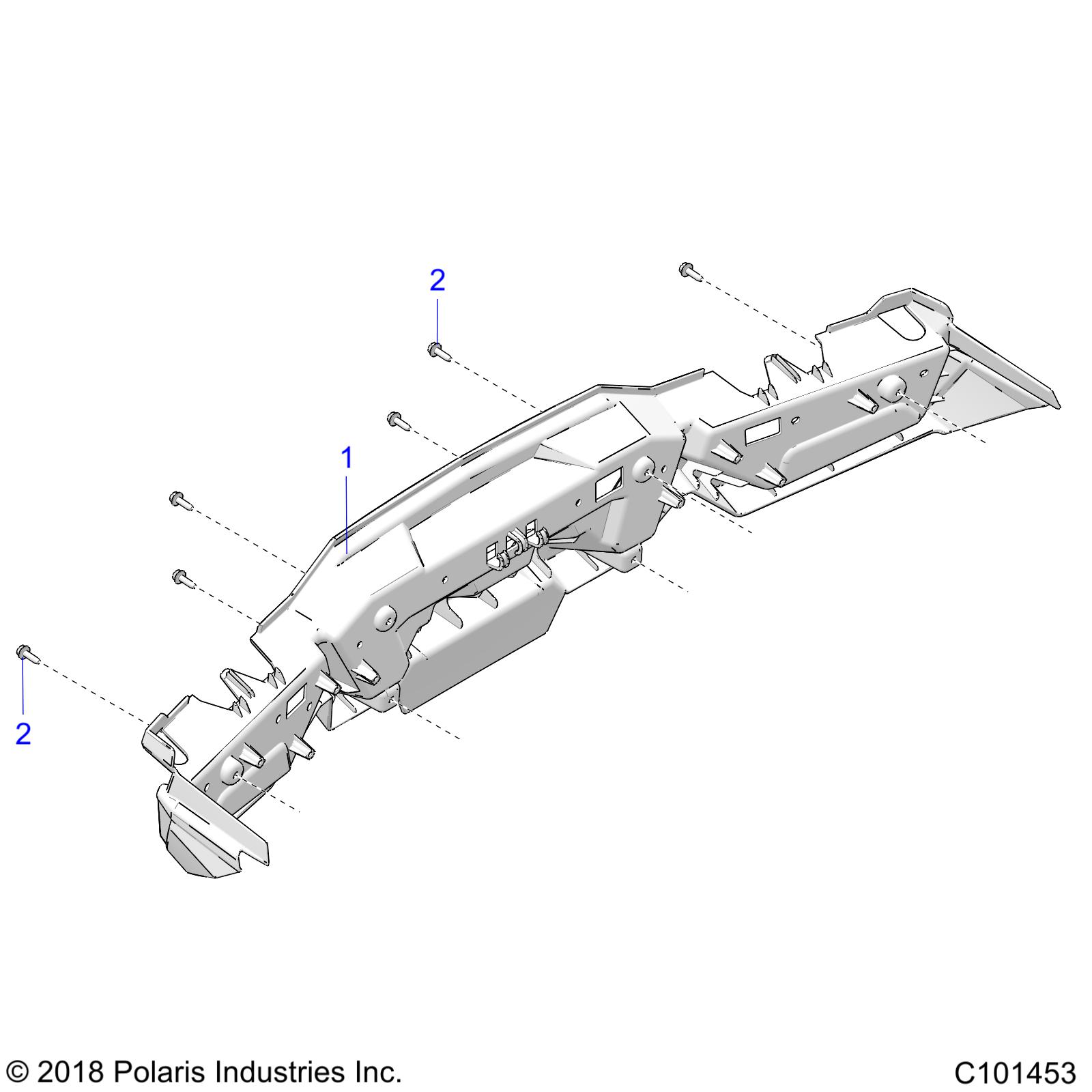 BODY, REAR BUMPER - A24SXZ85A9/AP/AM (C101453)