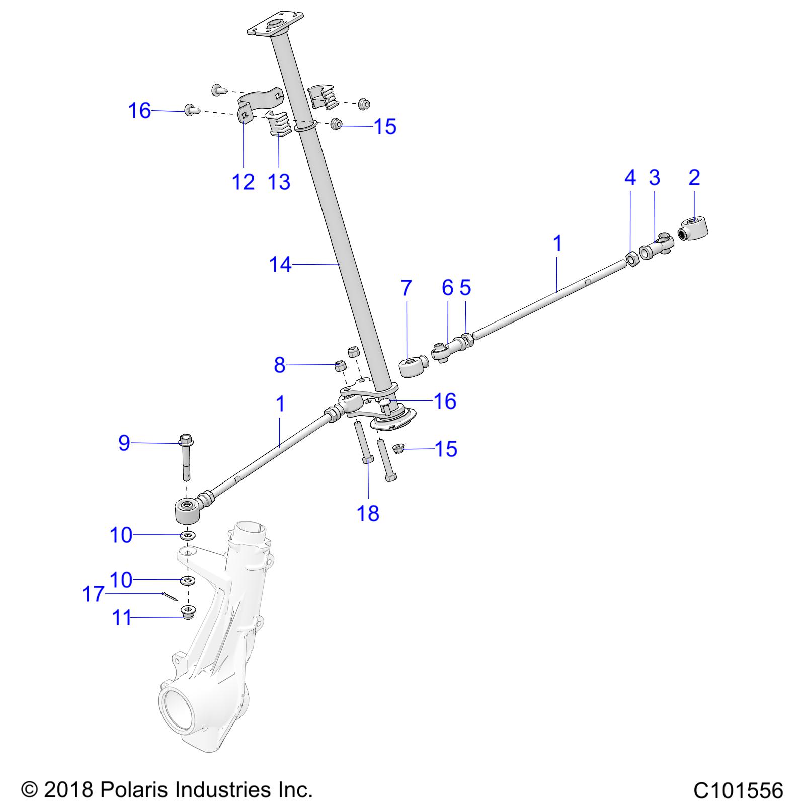 STEERING - A19SEA57F1/SEE57F1/SEE57F2 (C101576)