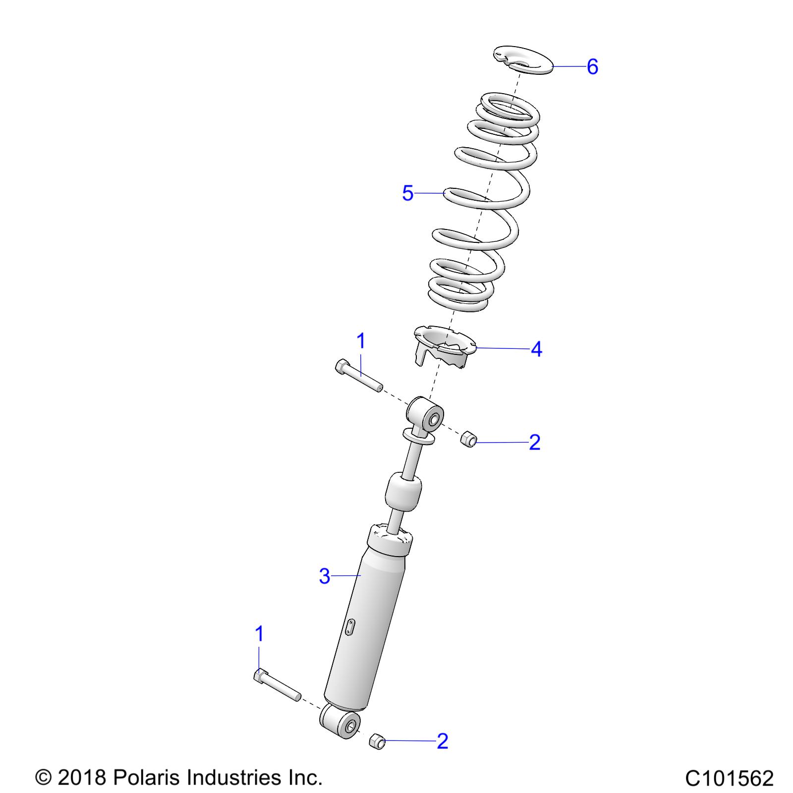 SUSPENSION, REAR SHOCKS - A19SHS57CP